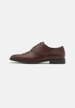 Pier One Unisex - Sportieve Veterschoenen - Dark Brown