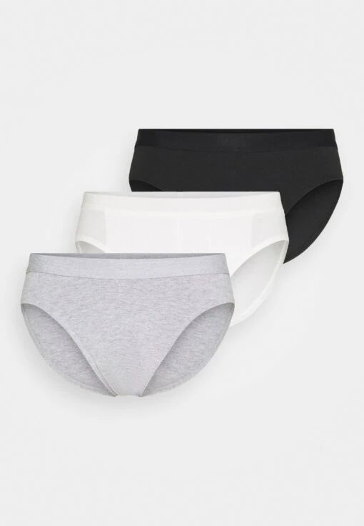 Pier One 3 Pack - Slip - Black/Mottled Grey/White