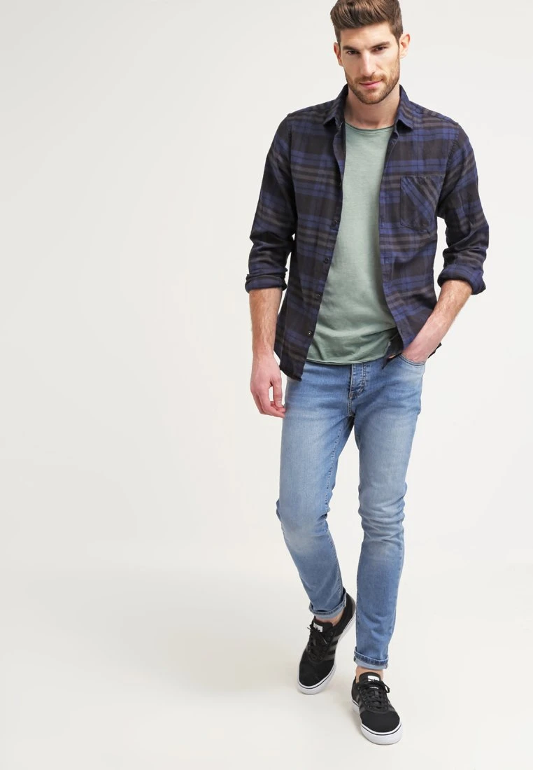 Pier One Slim Fit Jeans - Light Blue Denim 4 Pier One Slim Fit Jeans - Light Blue Denim - Afbeelding 2