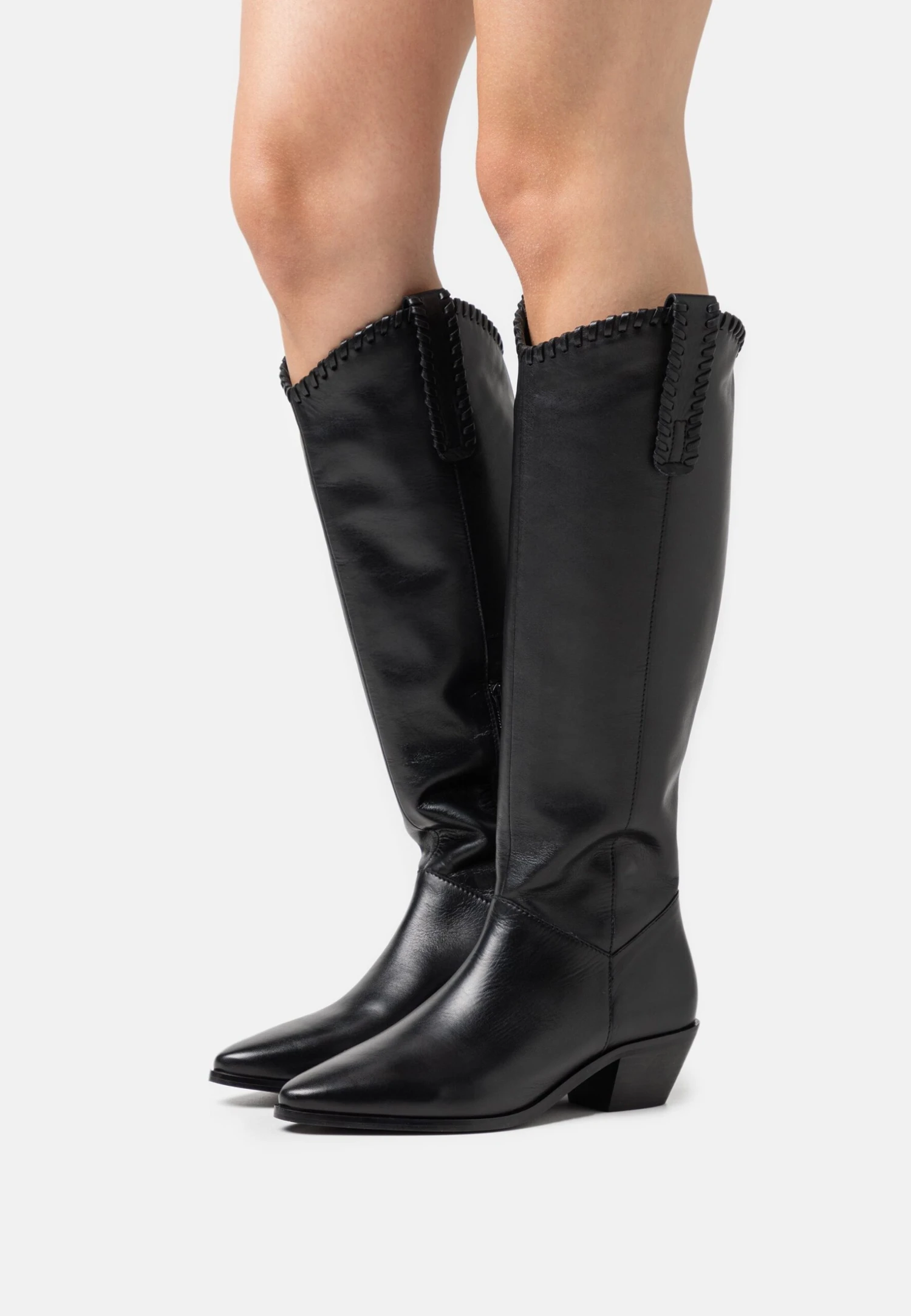 Pier One Leather - Cowboy-/Bikerlaarzen - Black 3 Pier One Leather - Cowboy-/Bikerlaarzen - Black