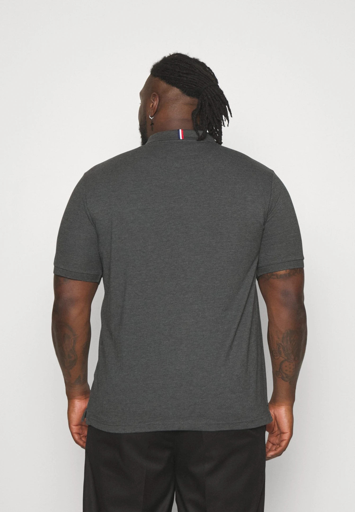 Pier One Tricolore Trim- Poloshirt - Dark Grey 5 Pier One Tricolore Trim- Poloshirt - Dark Grey - Afbeelding 3