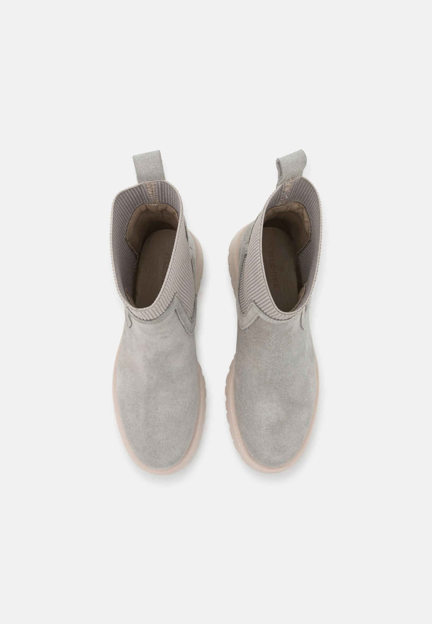 Pier One Leather - Enkellaarsjes Met Plateauzool - Grey 8 Pier One Leather - Enkellaarsjes Met Plateauzool - Grey - Afbeelding 6