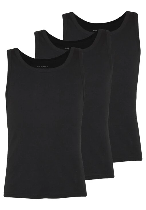 Pier One 3 Pack - Hemd - Black