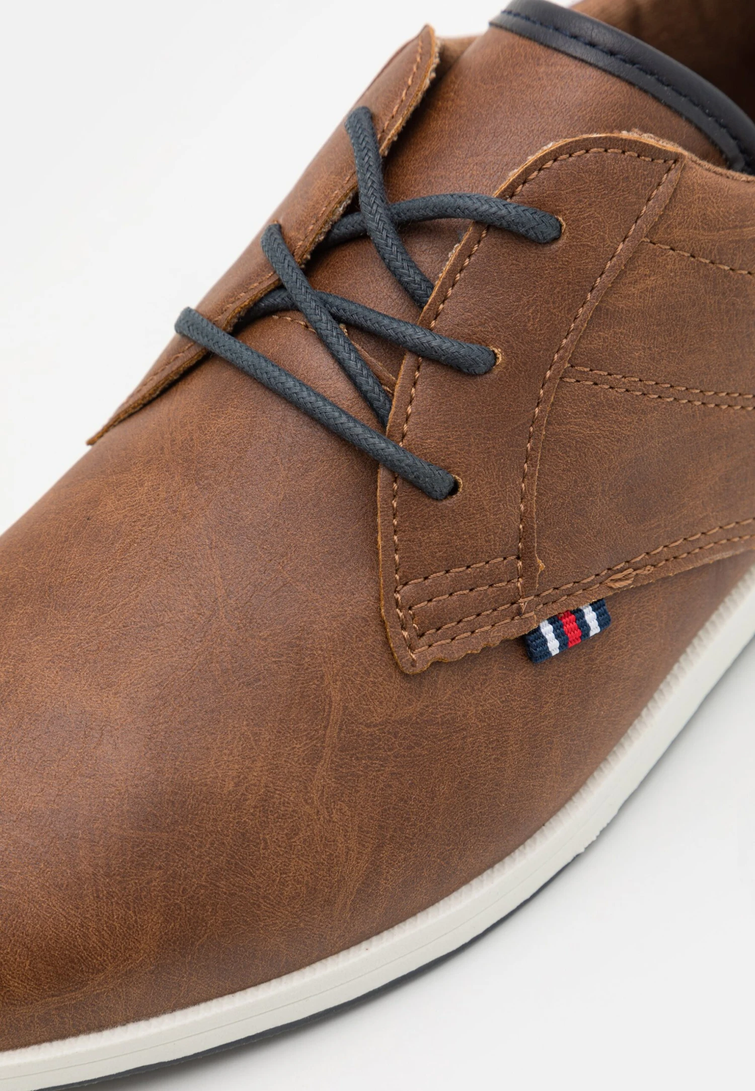Pier One Sportieve Veterschoenen - Cognac/White 8 Pier One Sportieve Veterschoenen - Cognac/White - Afbeelding 6