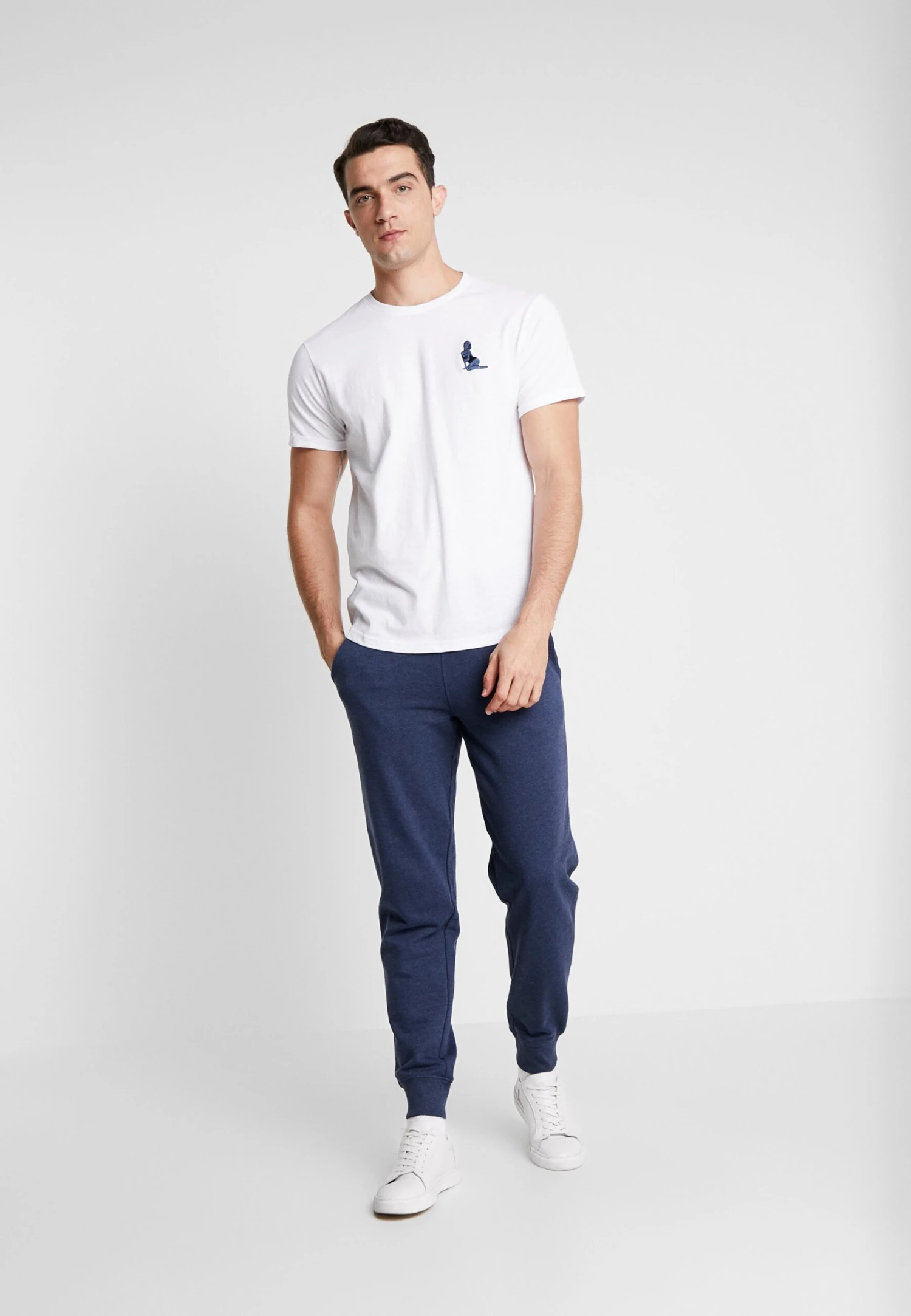 Pier One Trainingsbroek - Mottled Dark Blue 4 Pier One Trainingsbroek - Mottled Dark Blue - Afbeelding 2