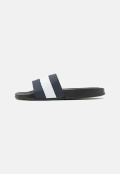 Pier One Muiltjes - Dark Blue/White