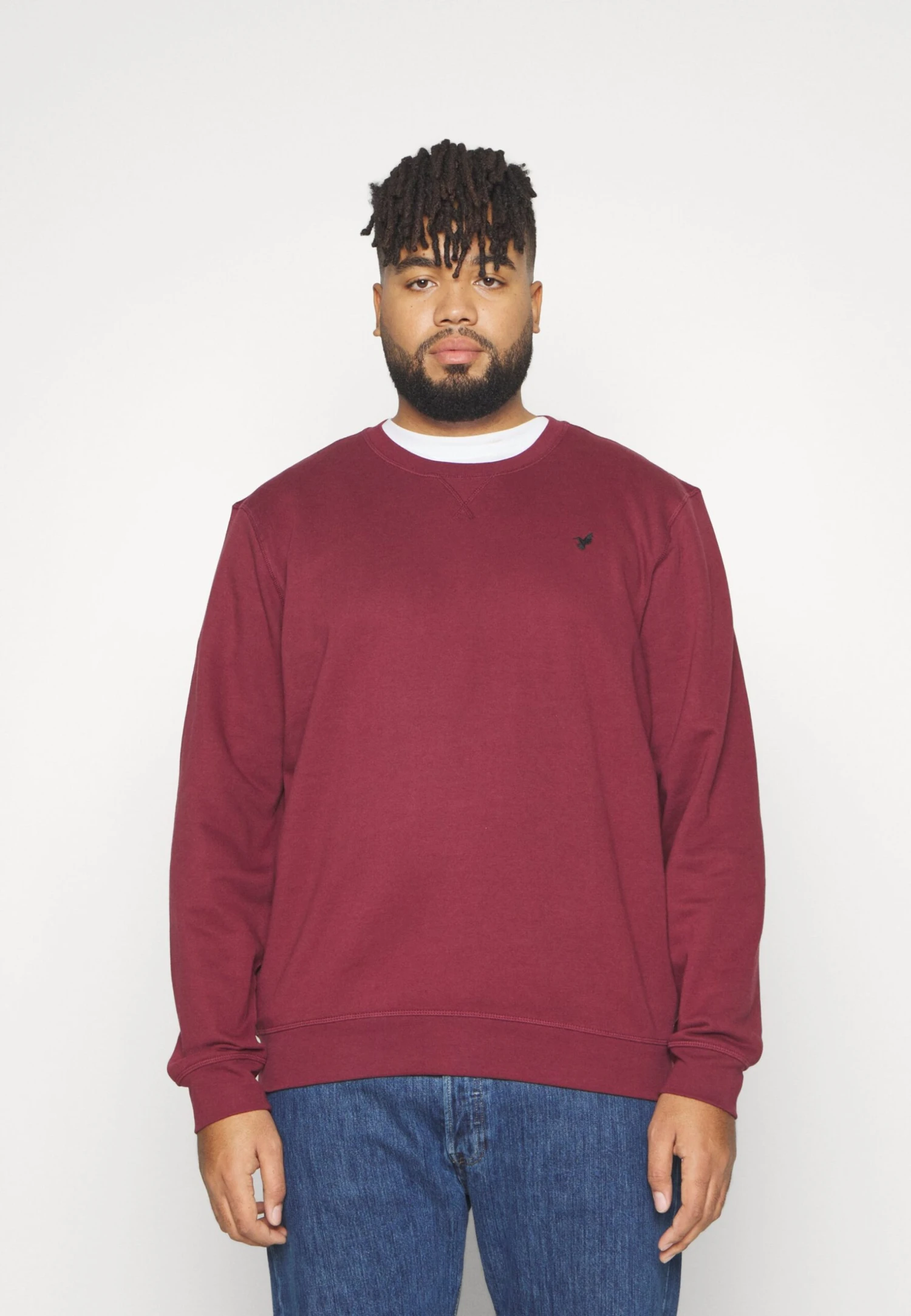 Pier One Plus Size 2 Pack - Sweater - Dark Blue/Bordeaux 6 Pier One Plus Size 2 Pack - Sweater - Dark Blue/Bordeaux - Afbeelding 4