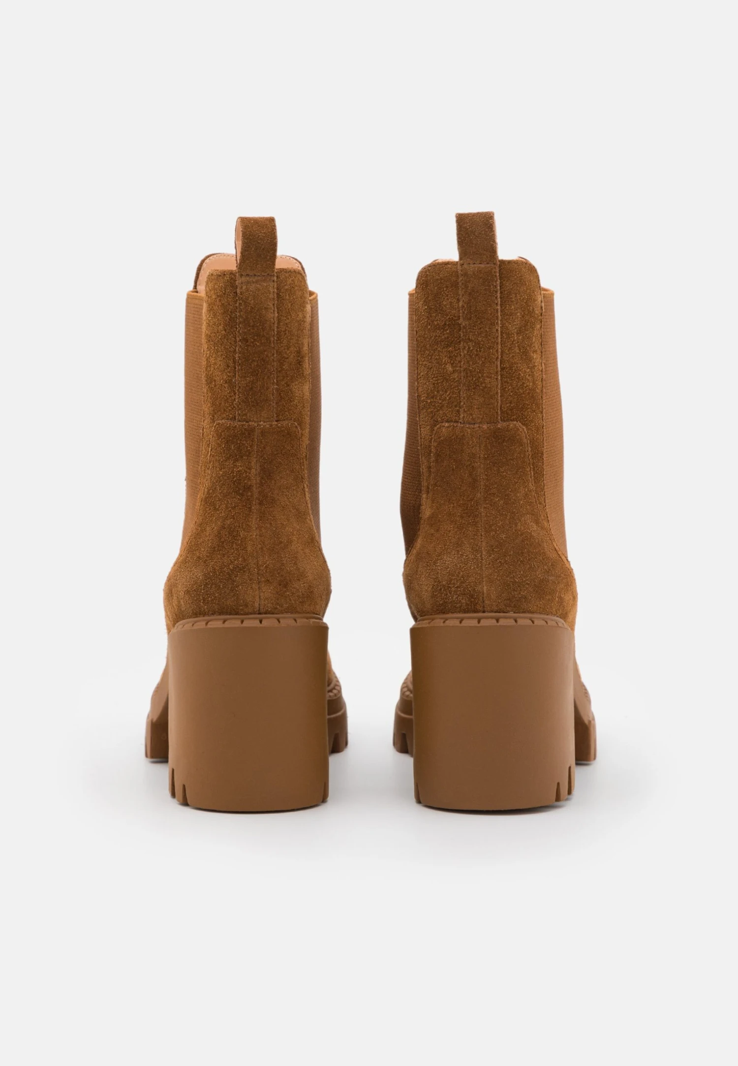 Pier One Leather - Enkellaarsjes Met Hoge Hak - Cognac 6 Pier One Leather - Enkellaarsjes Met Hoge Hak - Cognac - Afbeelding 4
