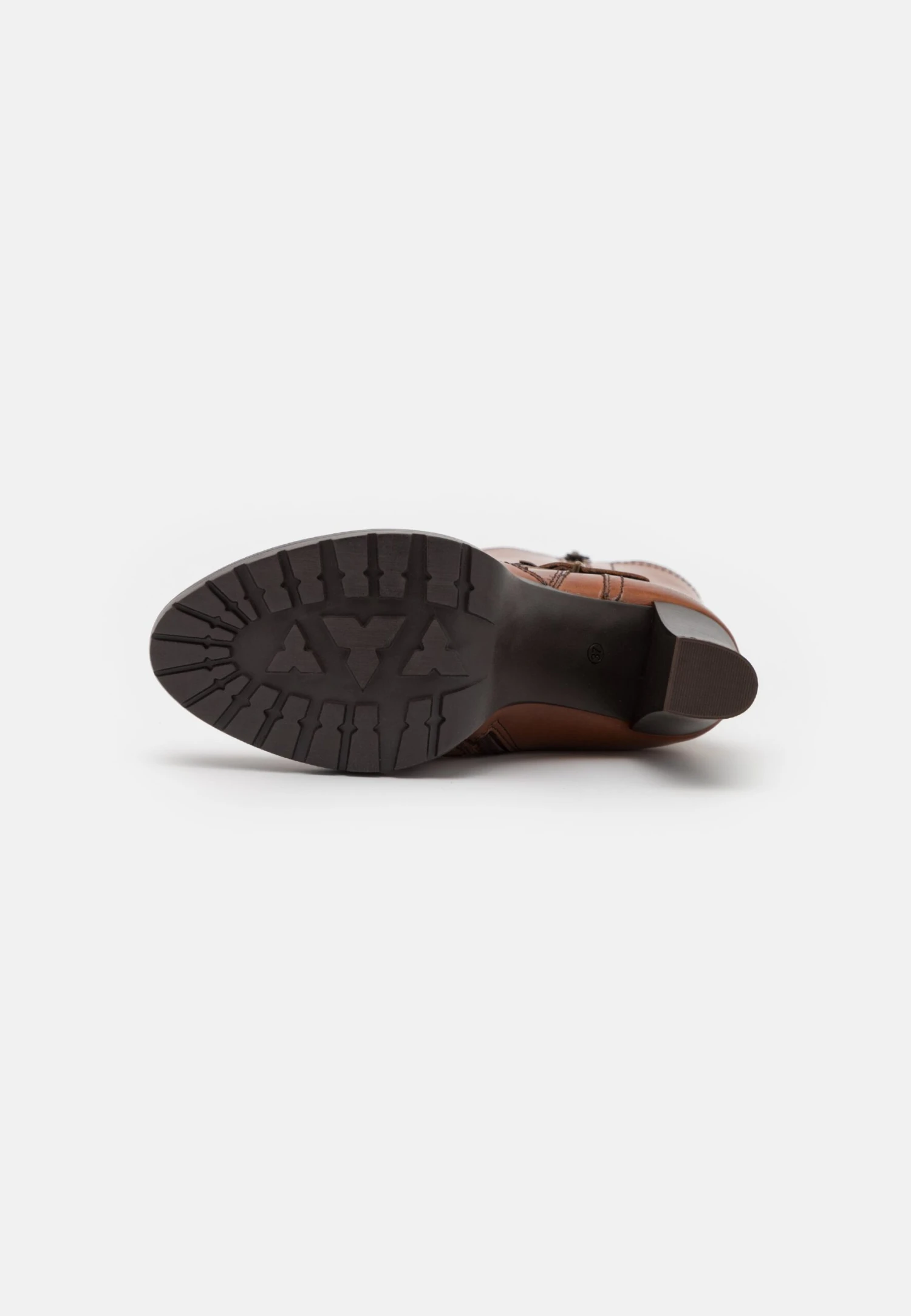 Pier One Leather- Laarzen Met Hoge Hak - Cognac 7 Pier One Leather- Laarzen Met Hoge Hak - Cognac - Afbeelding 5