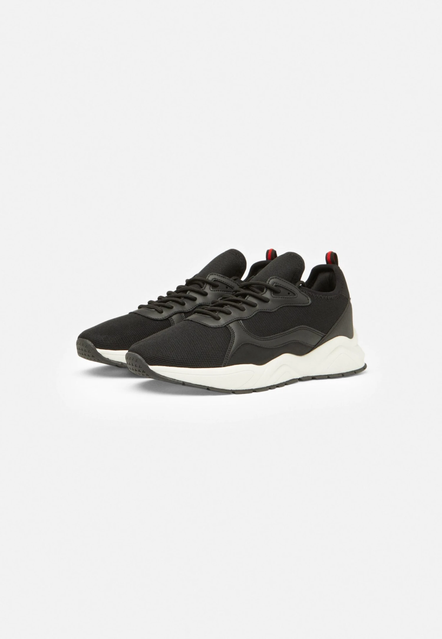 Pier One Unisex - Sneakers Laag - Black/White 4 Pier One Unisex - Sneakers Laag - Black/White - Afbeelding 2