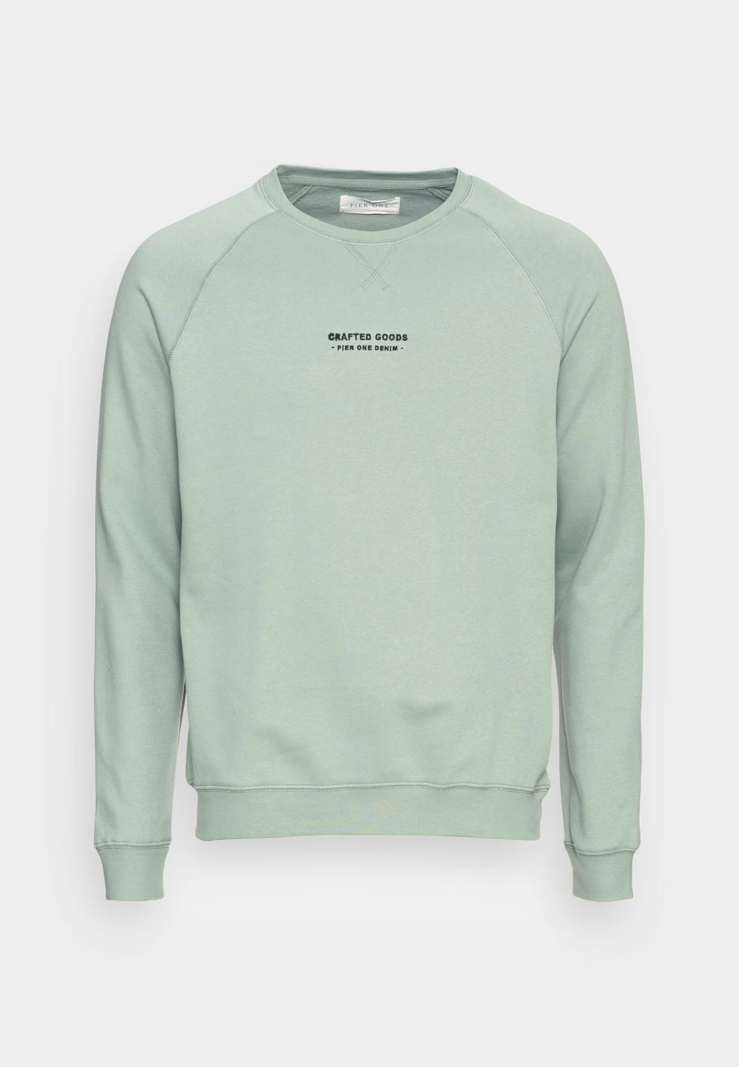 Pier One Crafted Goods Crew - Sweater - Green 6 Pier One Crafted Goods Crew - Sweater - Green - Afbeelding 4