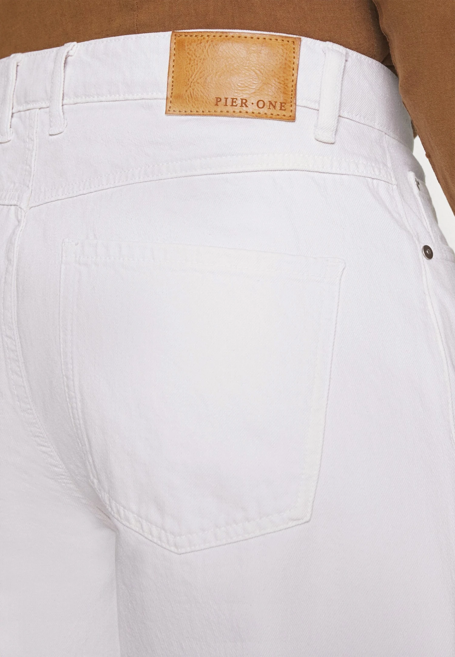 Pier One Relaxed Fit Jeans - White Denim 7 Pier One Relaxed Fit Jeans - White Denim - Afbeelding 5