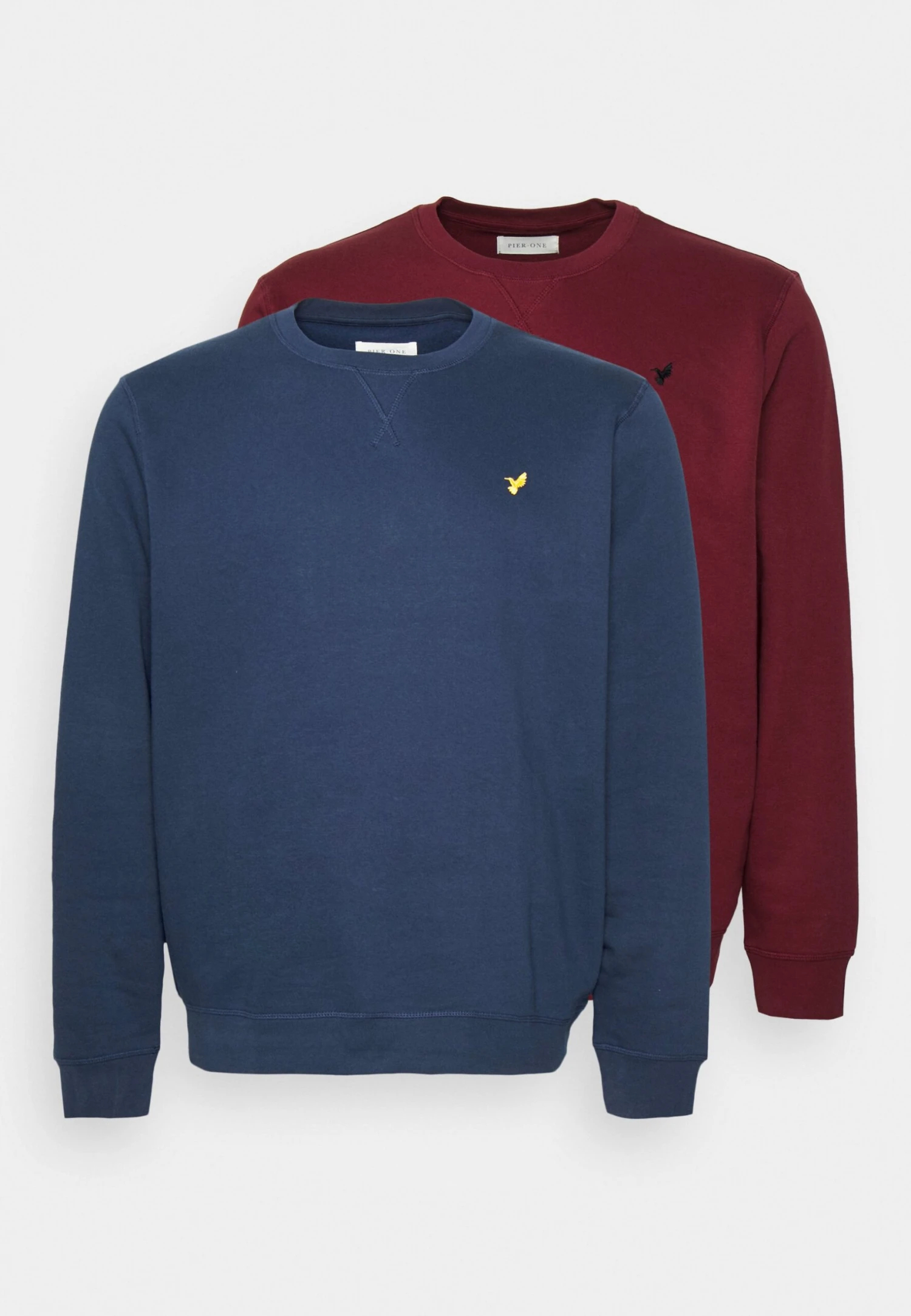 Pier One Plus Size 2 Pack - Sweater - Dark Blue/Bordeaux 7 Pier One Plus Size 2 Pack - Sweater - Dark Blue/Bordeaux - Afbeelding 5
