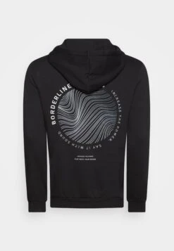 Pier One Hoodie Circle Back - Sweater - Black