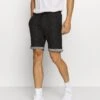 Pier One Shorts - Mottled Black 2 Pier One Shorts - Mottled Black -Pier One 234ef40682474479ae163a583cb64778