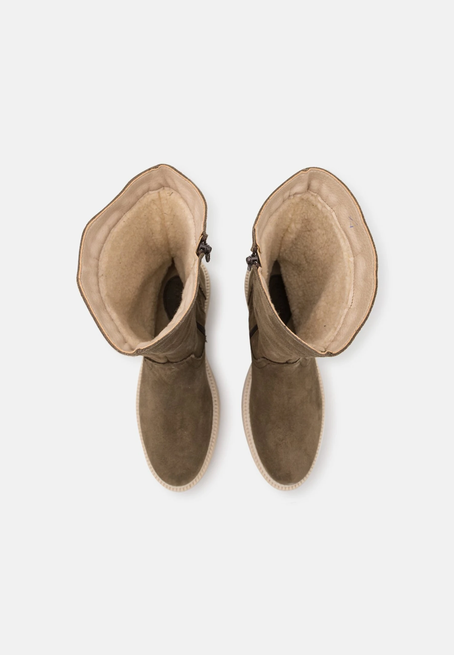 Pier One Leather Winter Boot - Laarzen - Khaki 8 Pier One Leather Winter Boot - Laarzen - Khaki - Afbeelding 6
