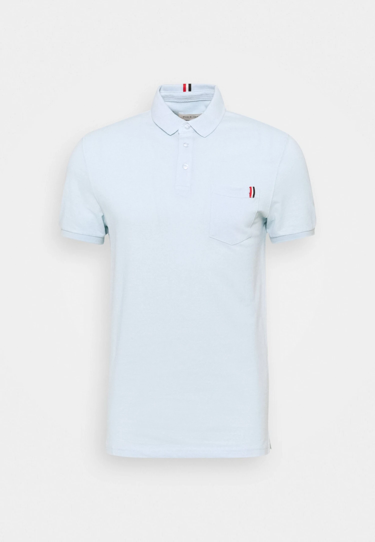Pier One Tricolore Trim- Poloshirt - Light Blue 9 Pier One Tricolore Trim- Poloshirt - Light Blue - Afbeelding 7
