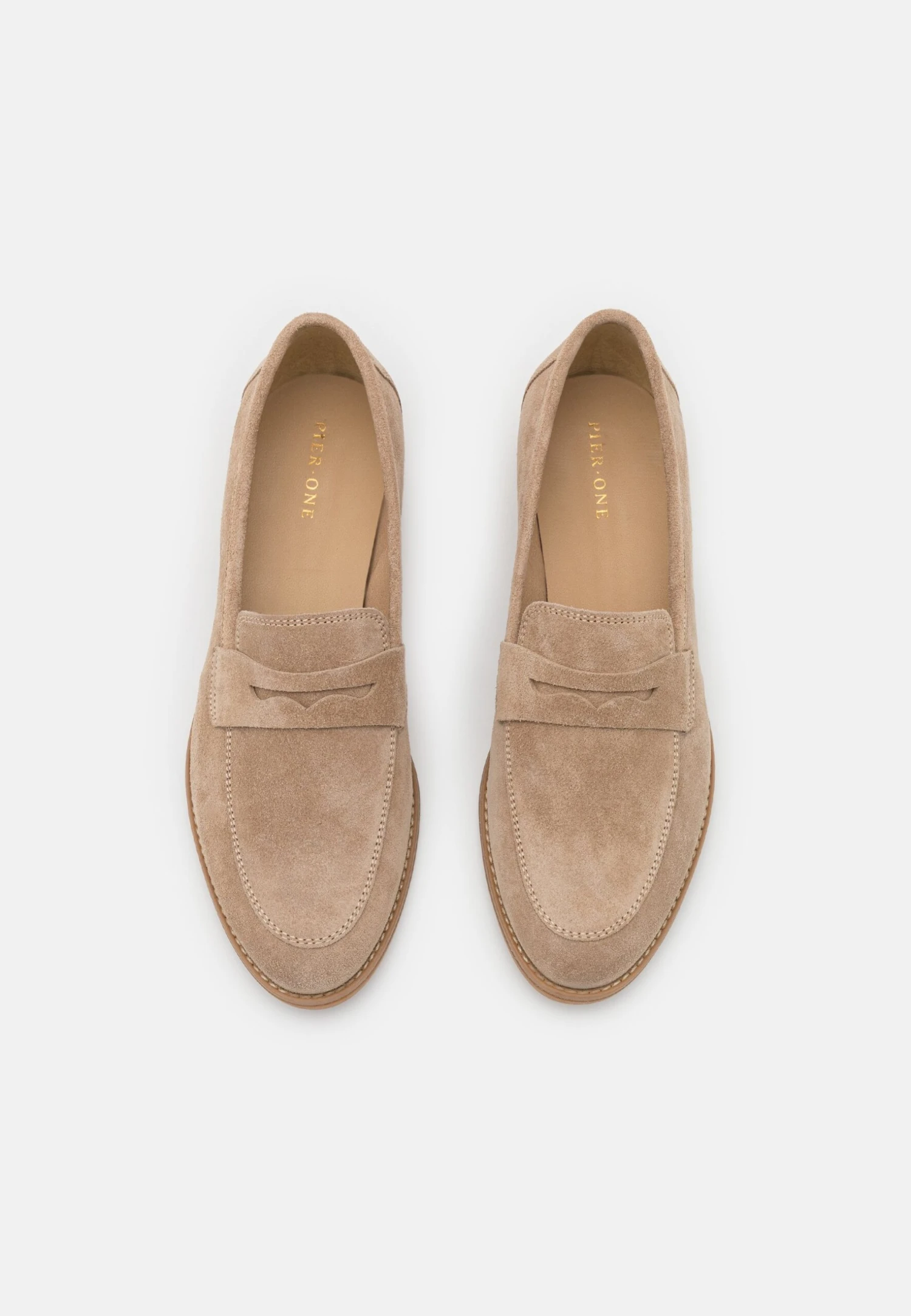 Pier One Leather - Instappers - Beige 8 Pier One Leather - Instappers - Beige - Afbeelding 6