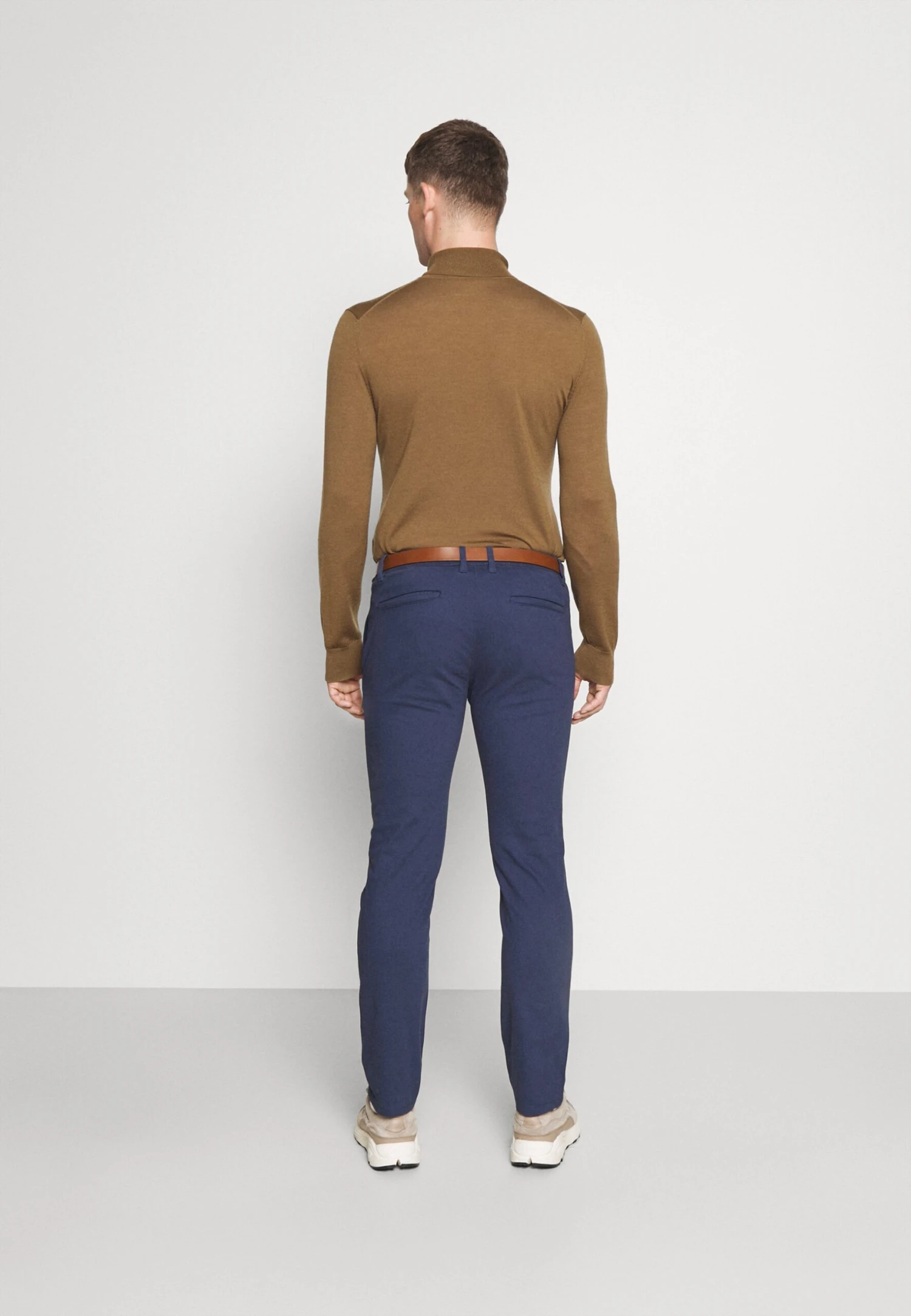 Pier One Belted - Chino - Dark Blue 5 Pier One Belted - Chino - Dark Blue - Afbeelding 3