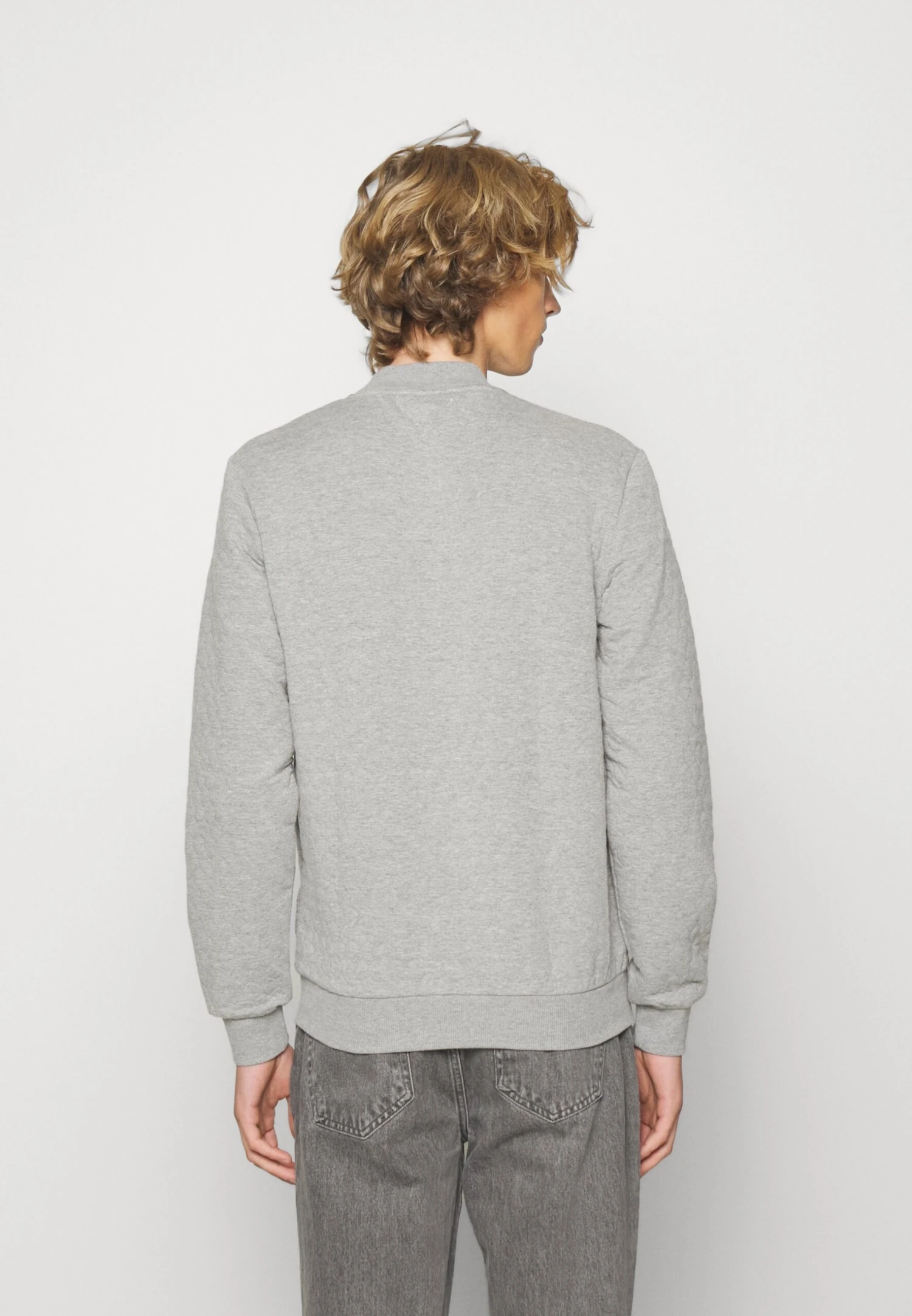 Pier One Sweater Met Rits - Mottled Grey 4 Pier One Sweater Met Rits - Mottled Grey - Afbeelding 3