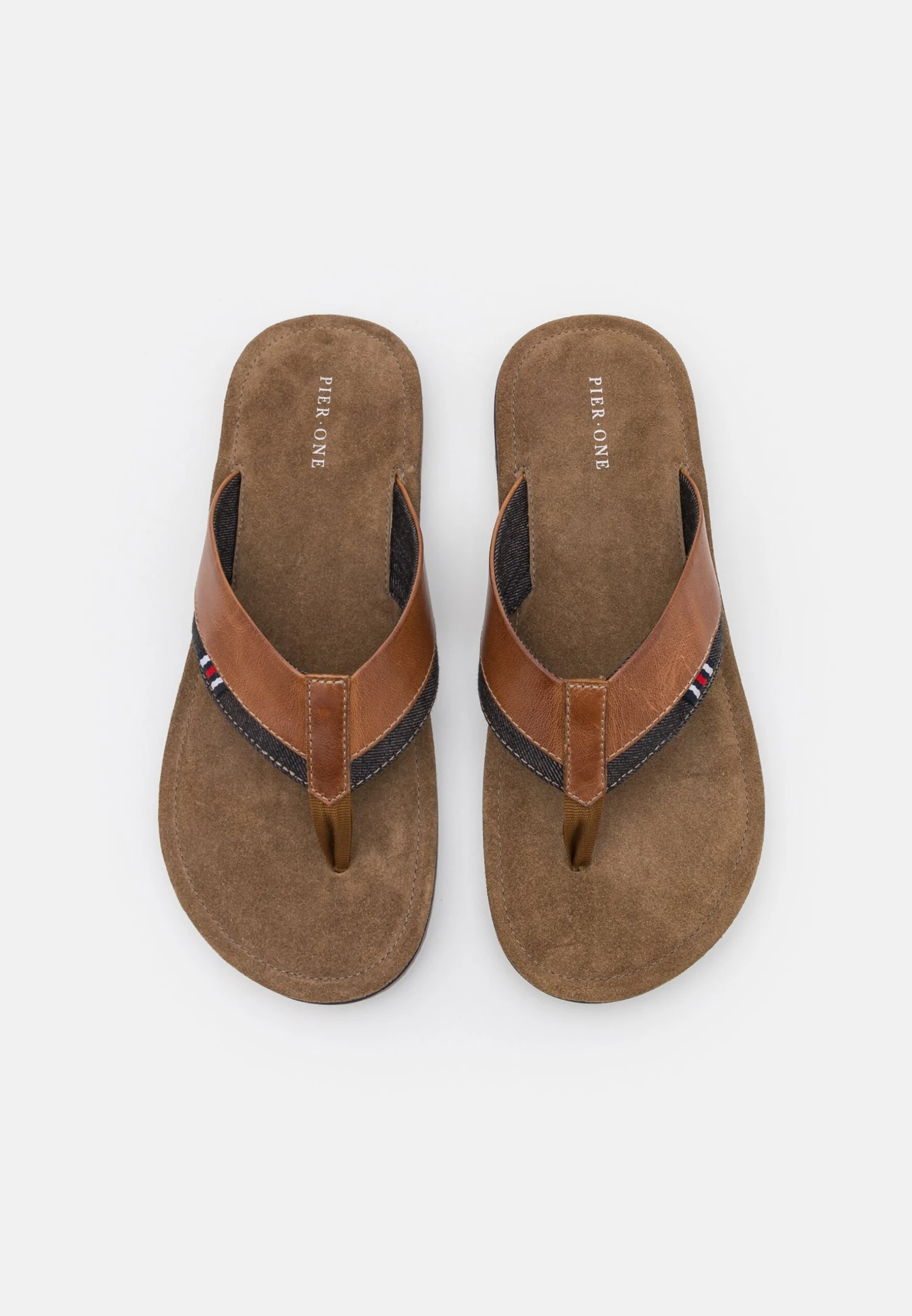 Pier One Leather - Teensandalen - Cognac 6 Pier One Leather - Teensandalen - Cognac - Afbeelding 4