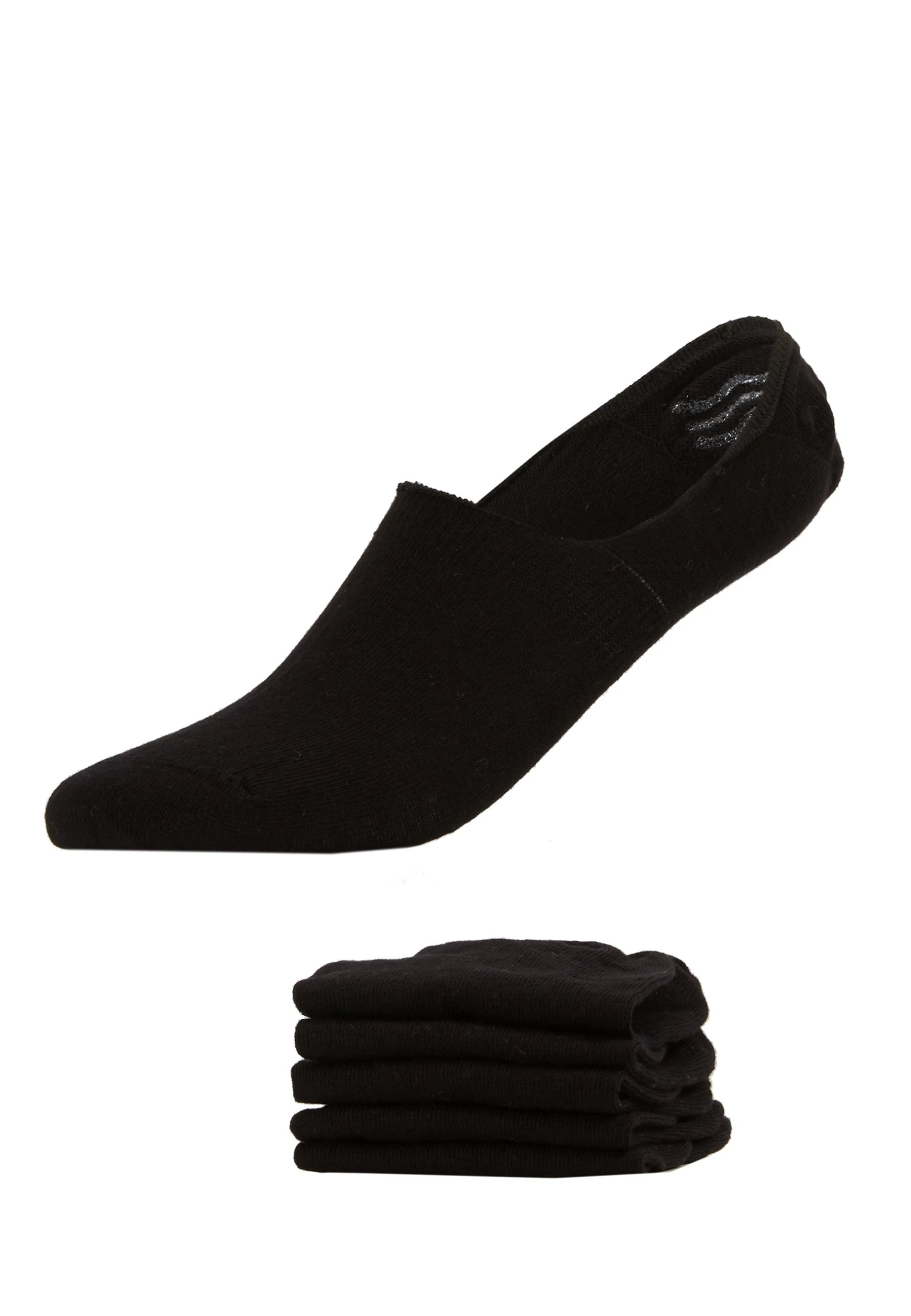 Pier One 5 Pack - Enkelsokken - Black 4 Pier One 5 Pack - Enkelsokken - Black - Afbeelding 2