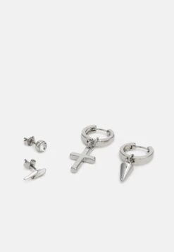 Pier One 3 Pack Unisex - Oorbellen - Silver-Coloured 6 Pier One 3 Pack Unisex - Oorbellen - Silver-Coloured -Pier One 3cd8712c5f384a889eb27469ebf636c4