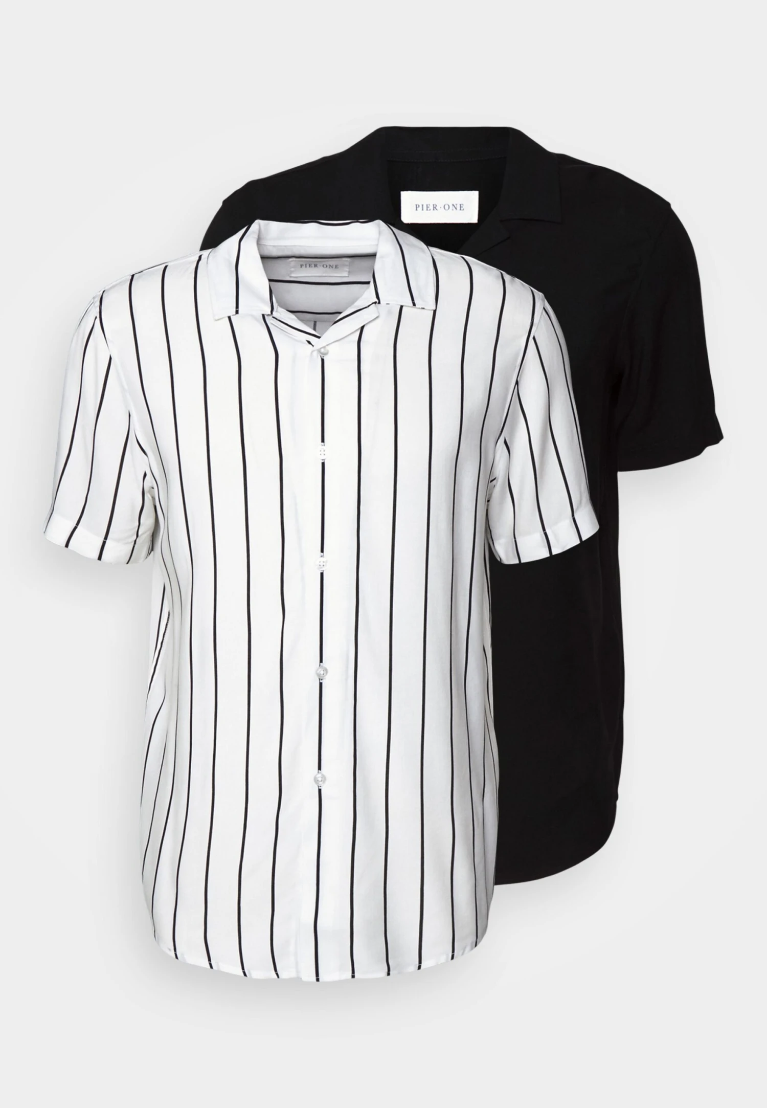 Pier One 2 Pack - Overhemd - Black/White 12 Pier One 2 Pack - Overhemd - Black/White - Afbeelding 10