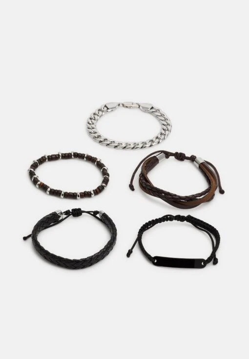 Pier One 5 Pack- Armband - Silver-Coloured