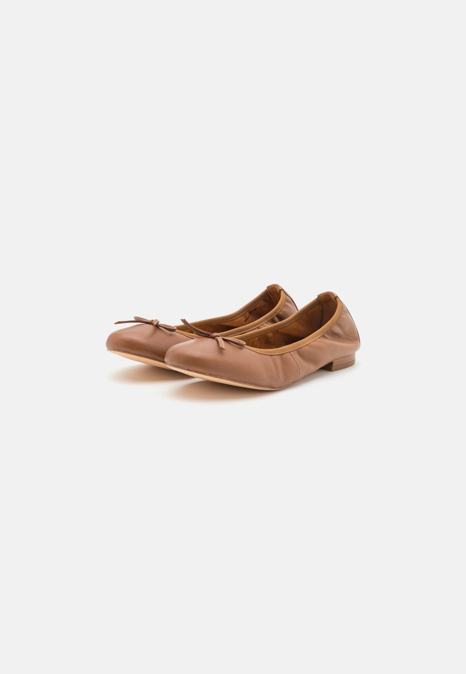 Pier One Leather - Ballerina'S - Cognac 5 Pier One Leather - Ballerina'S - Cognac - Afbeelding 3