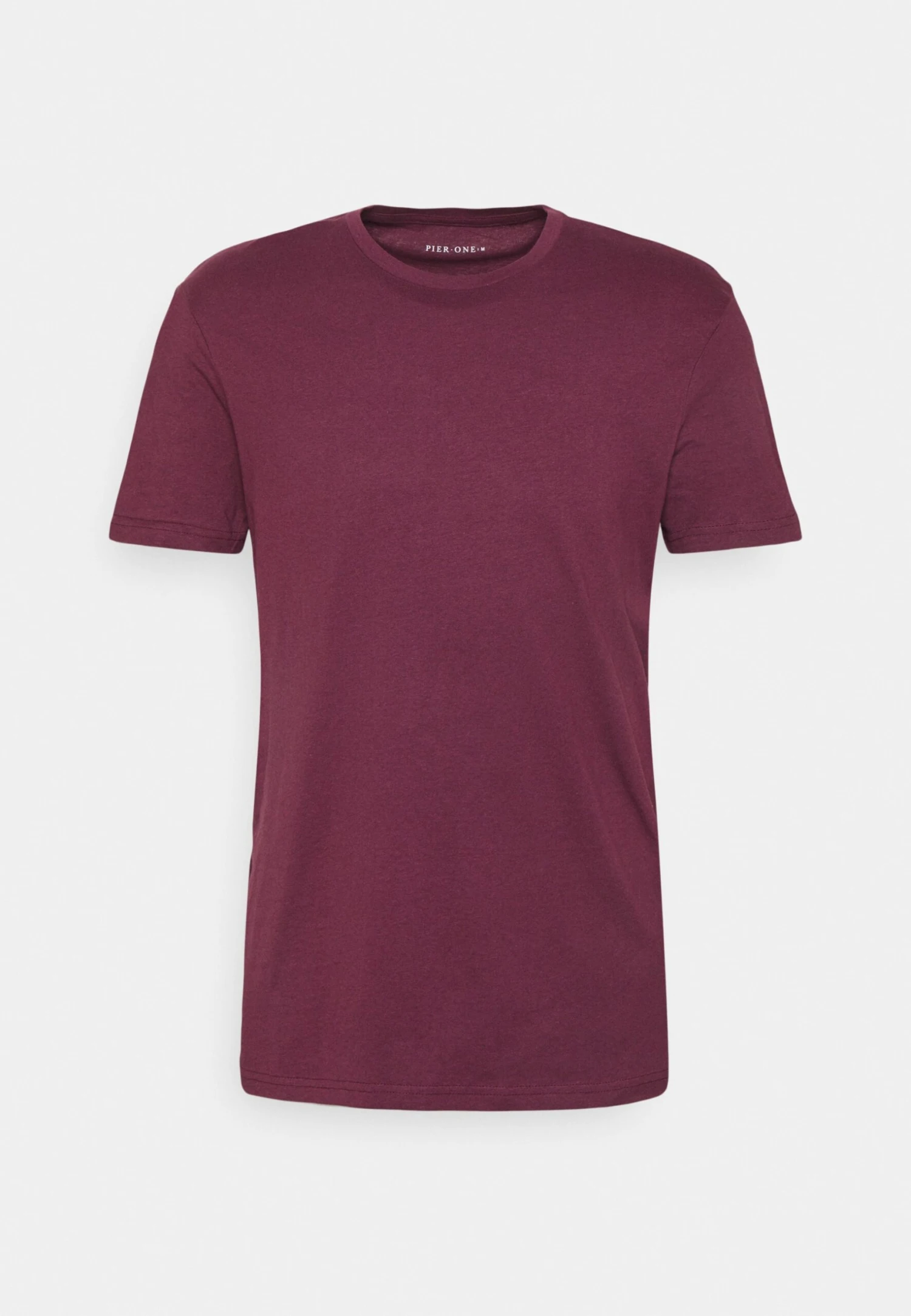 Pier One 7 Pack - T-Shirt Basic - Black/Green/Bordeaux 9 Pier One 7 Pack - T-Shirt Basic - Black/Green/Bordeaux - Afbeelding 7