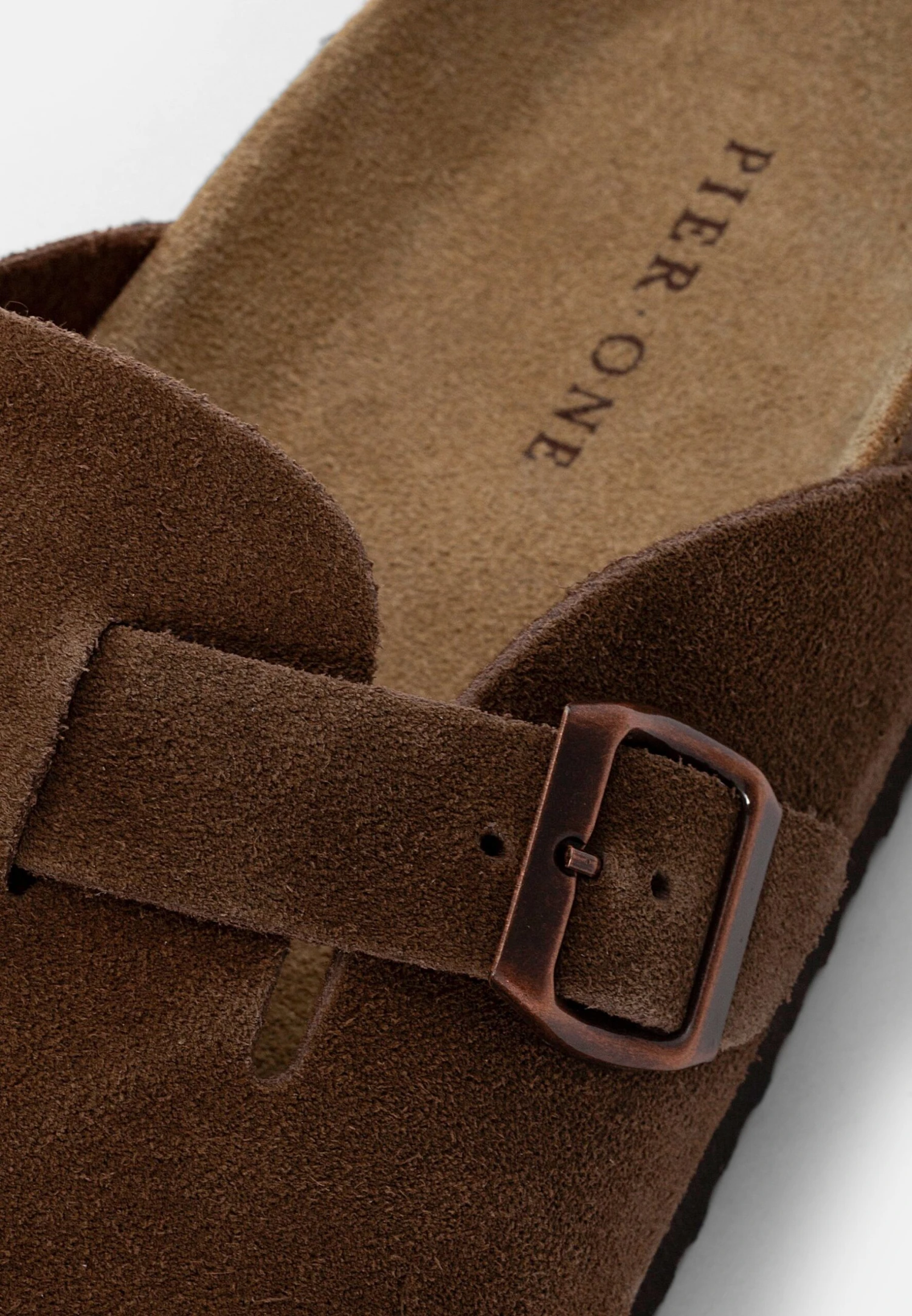 Pier One Leather Unisex - Pantoffels - Brown 7 Pier One Leather Unisex - Pantoffels - Brown - Afbeelding 6