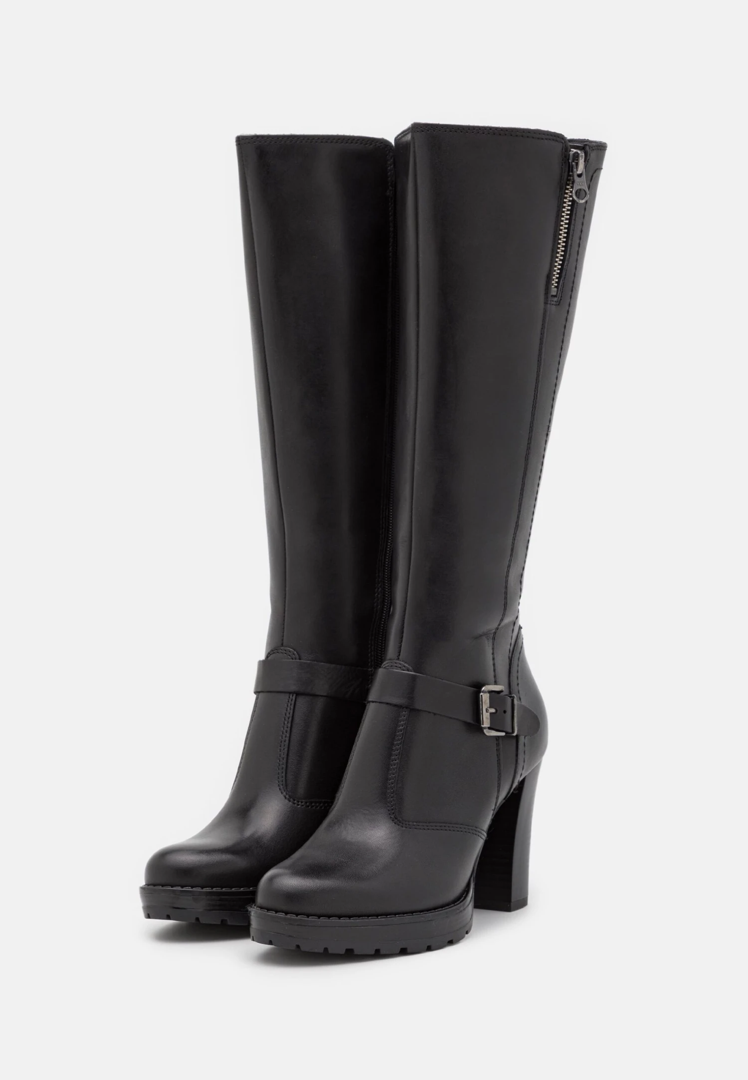 Pier One Leather- Laarzen Met Hoge Hak - Black 5 Pier One Leather- Laarzen Met Hoge Hak - Black - Afbeelding 3