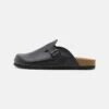 Pier One Leather Unisex - Pantoffels - Black 2 Pier One Leather Unisex - Pantoffels - Black -Pier One 48c28b7c816b432082cee0b07713c85b
