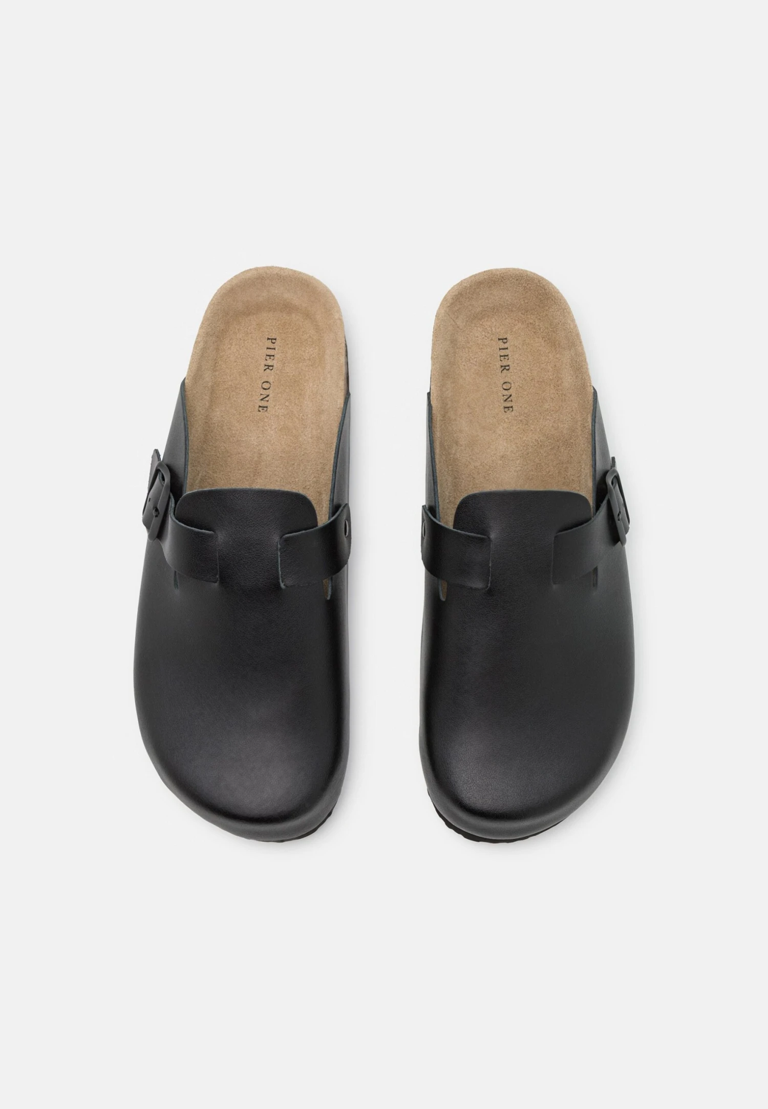 Pier One Leather Unisex - Pantoffels - Black 6 Pier One Leather Unisex - Pantoffels - Black - Afbeelding 4