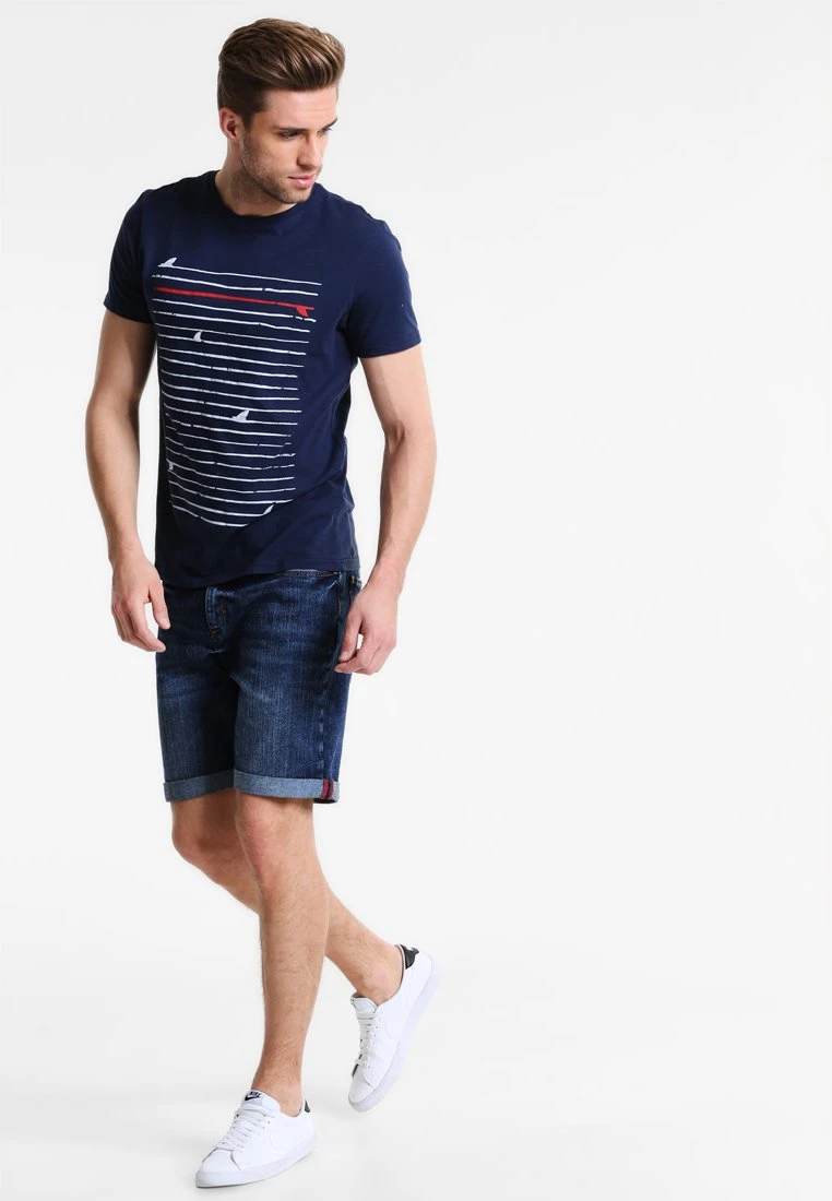 Pier One T-Shirt Print - Navy 4 Pier One T-Shirt Print - Navy - Afbeelding 2