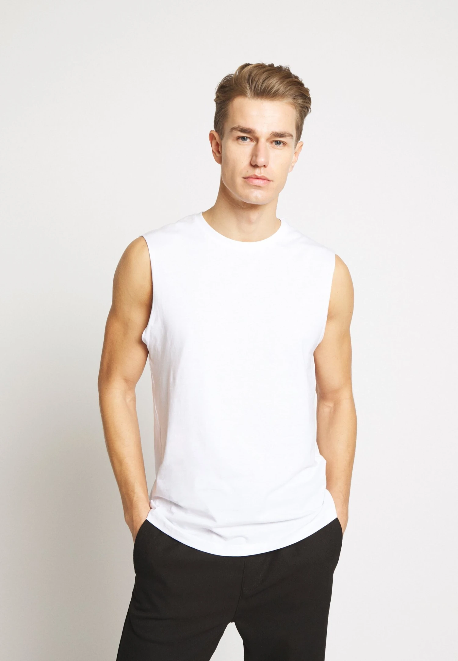 Pier One 3 Pack - T-Shirt Basic - Grey/White/Black 4 Pier One 3 Pack - T-Shirt Basic - Grey/White/Black - Afbeelding 2