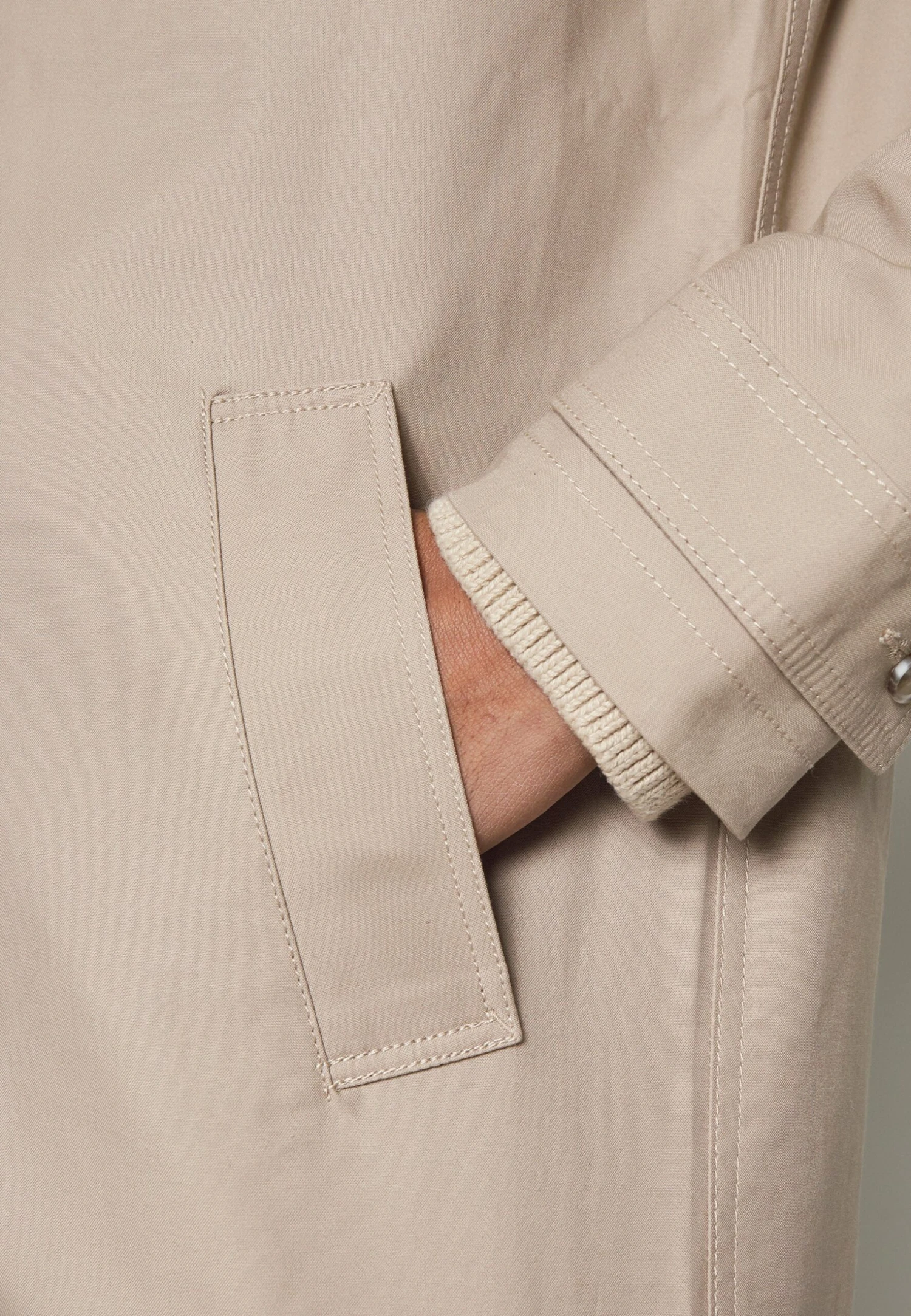 Pier One Commuter Coat- Halflange Jas - Tan 6 Pier One Commuter Coat- Halflange Jas - Tan - Afbeelding 4