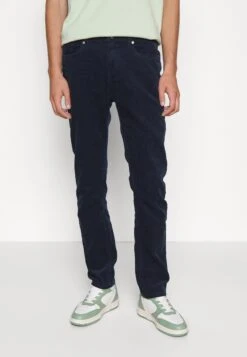 Pier One Corduroy - Broek - Dark Blue