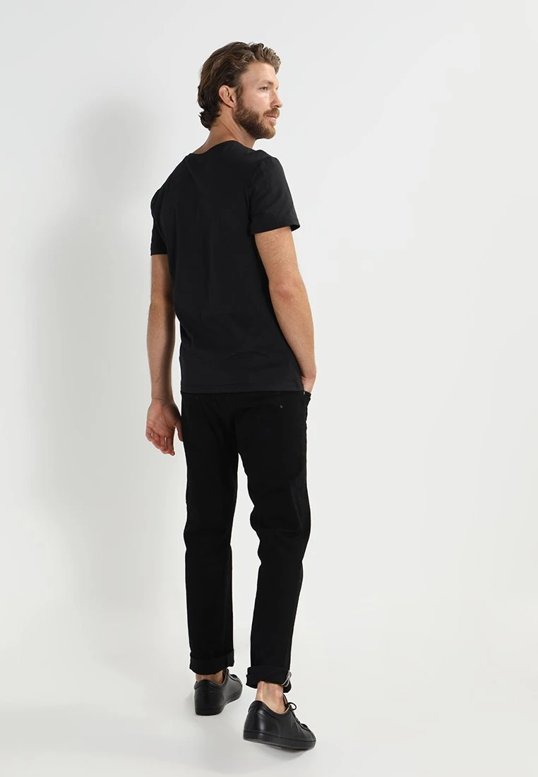Pier One 2 Pack - T-Shirt Basic - Black 6 Pier One 2 Pack - T-Shirt Basic - Black - Afbeelding 4