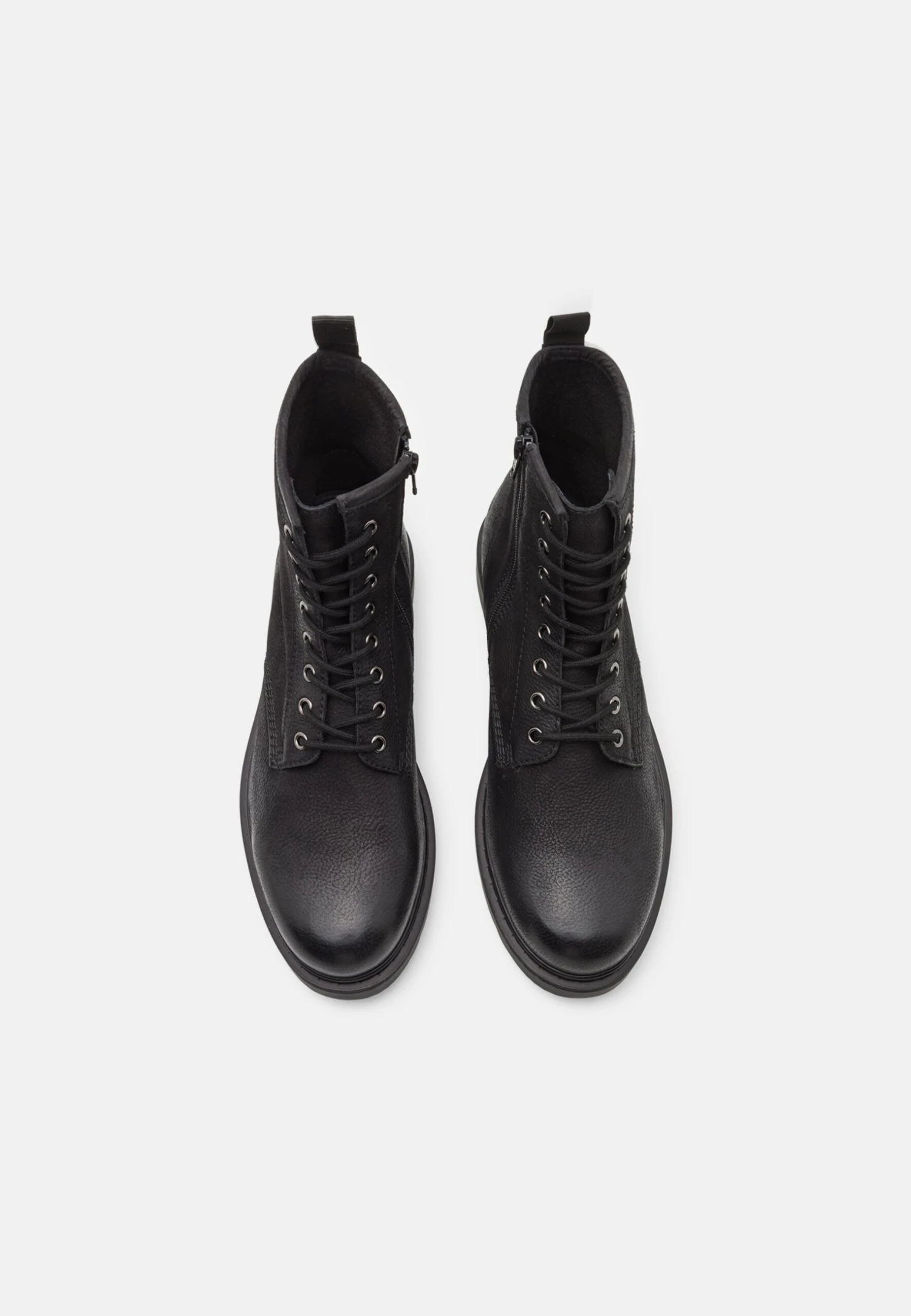 Pier One Leather - Veterboots - Black 6 Pier One Leather - Veterboots - Black - Afbeelding 4