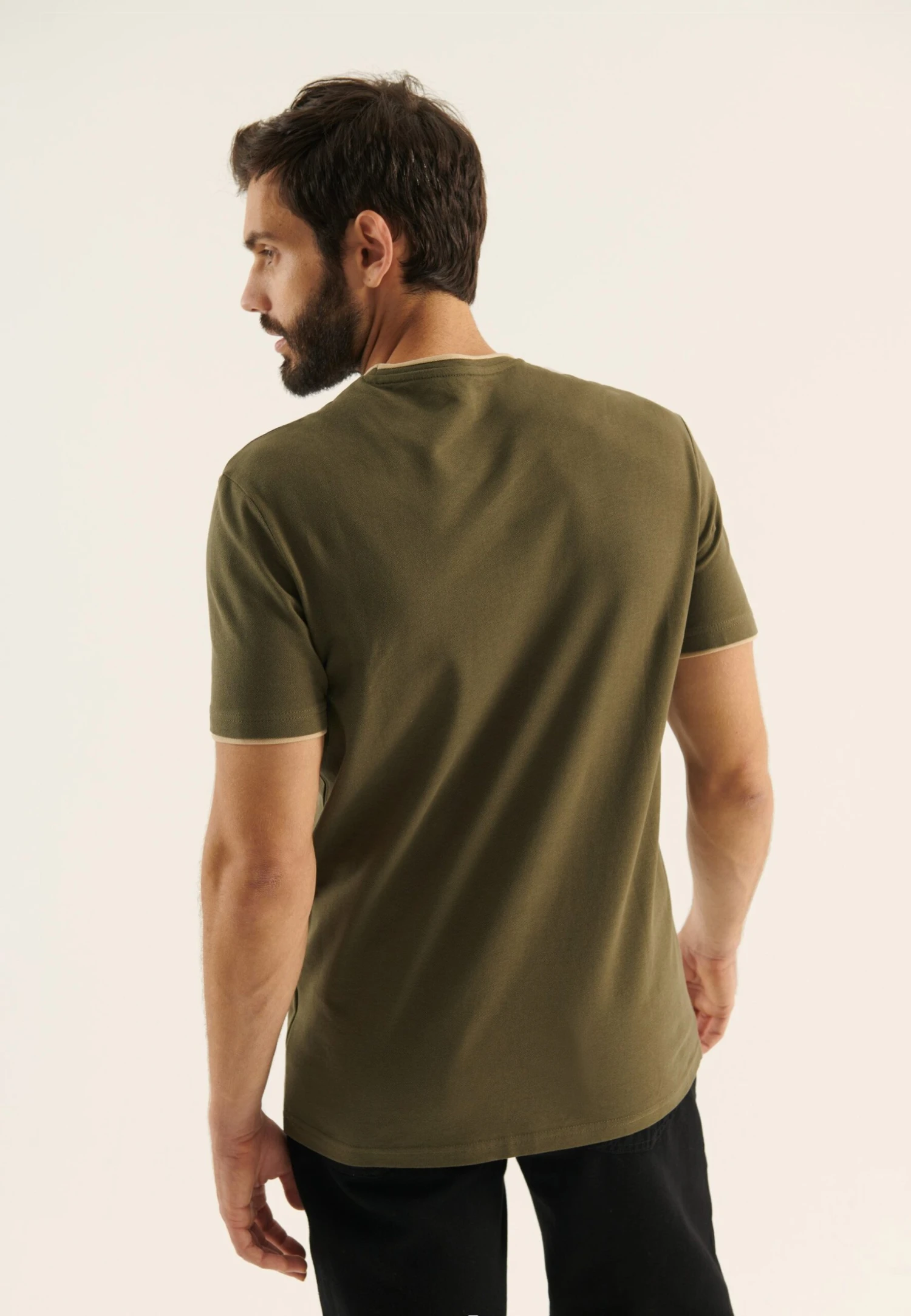 Pier One T-Shirt Basic - Olive 5 Pier One T-Shirt Basic - Olive - Afbeelding 3