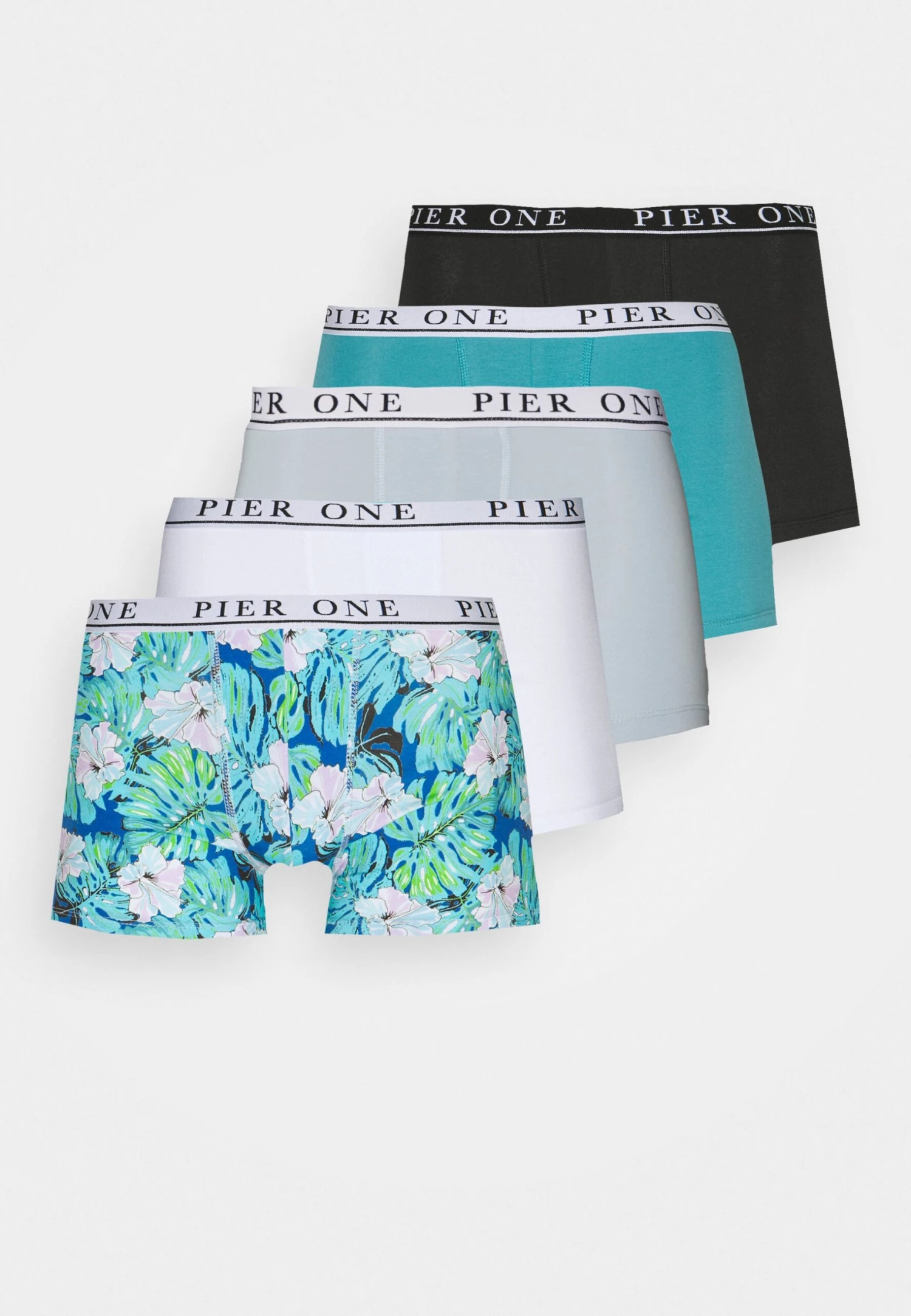 Pier One 5 Pack - Onderbroeken - Black/White/Light Blue 7 Pier One 5 Pack - Onderbroeken - Black/White/Light Blue - Afbeelding 5