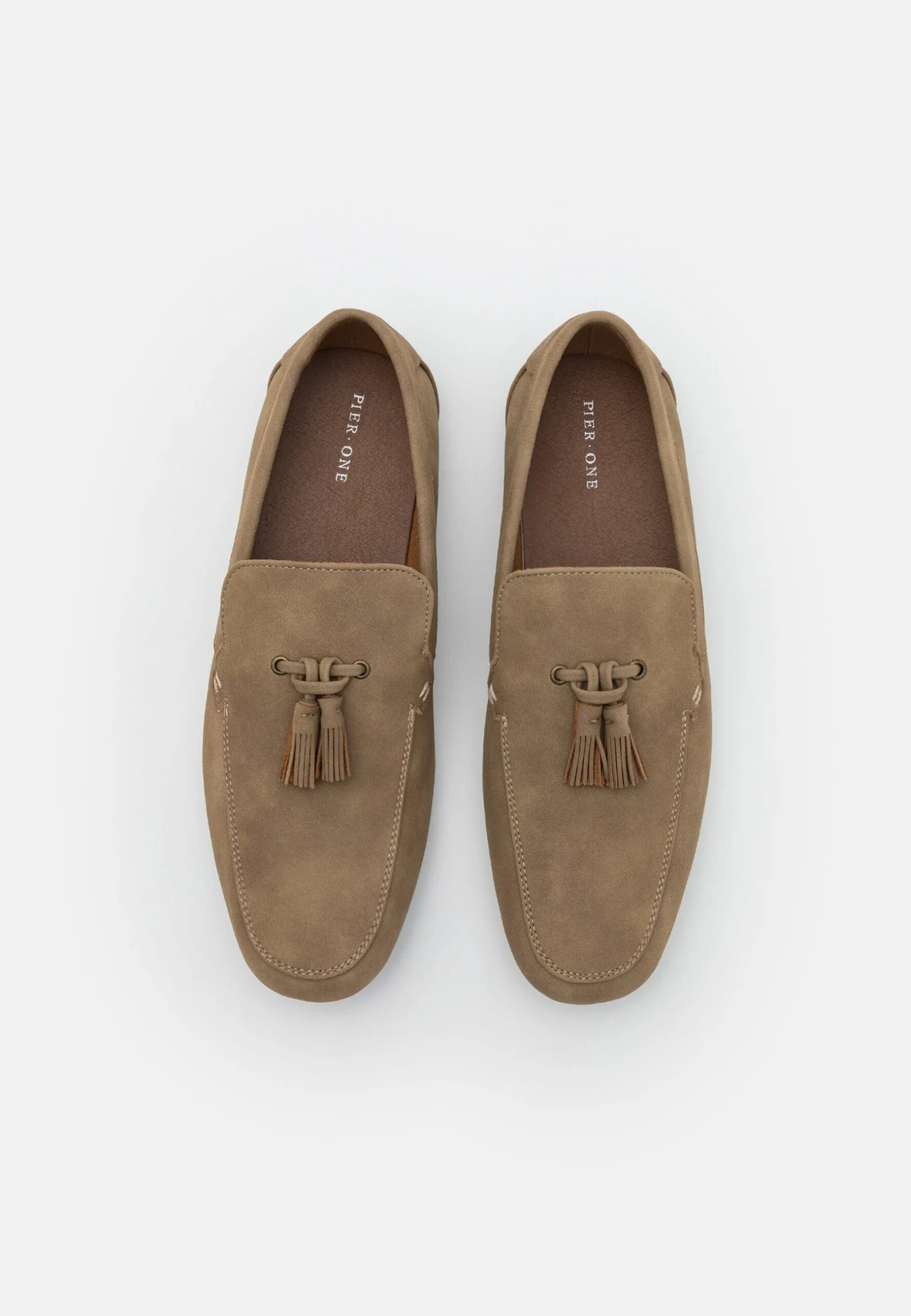 Pier One Unisex - Instappers - Beige 6 Pier One Unisex - Instappers - Beige - Afbeelding 4