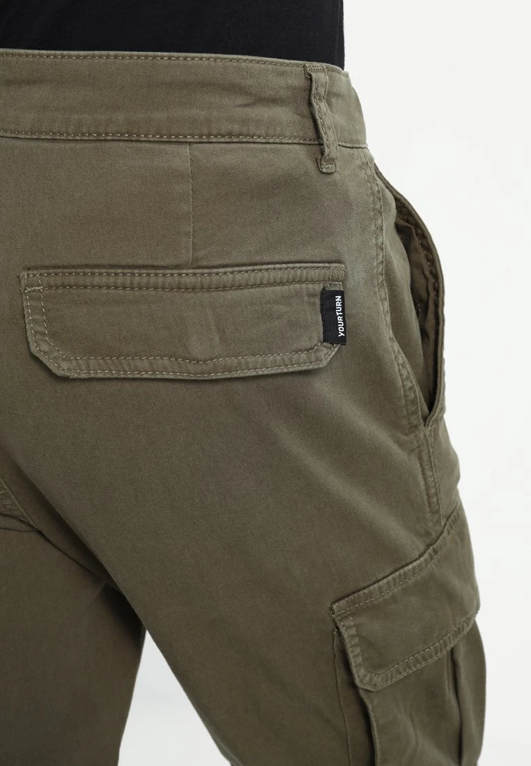 Pier One Cuffed Skinny Trouser- Cargobroek - Khaki 8 Pier One Cuffed Skinny Trouser- Cargobroek - Khaki - Afbeelding 6