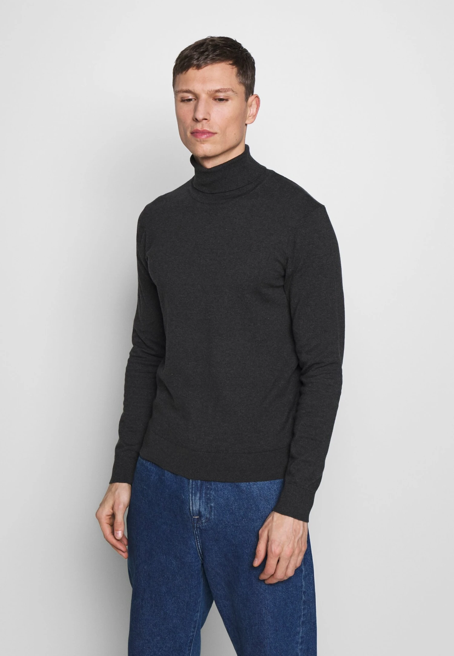 Pier One 2 Pack - Basic Turtleneck - Trui - Black/Mottled Dark Grey 5 Pier One 2 Pack - Basic Turtleneck - Trui - Black/Mottled Dark Grey - Afbeelding 3
