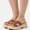 Pier One Leather - Clogs - Cognac 1 Pier One Leather - Clogs - Cognac -Pier One 67383282cb694ba7983b2fdc15f8353d