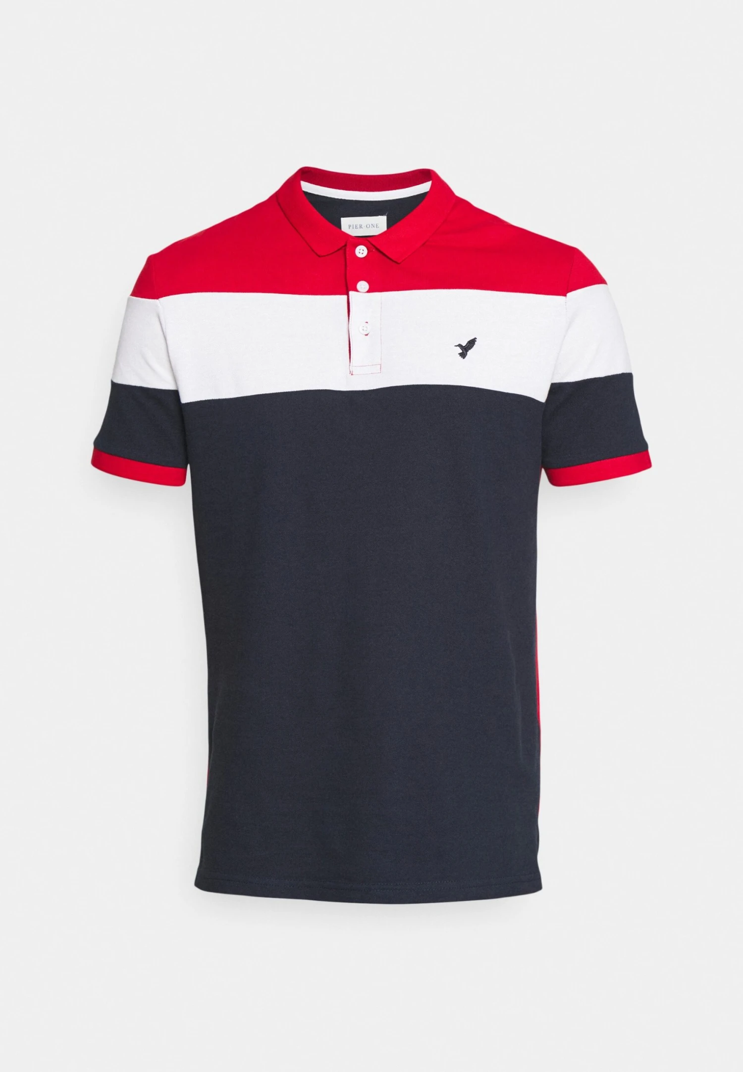 Pier One Poloshirt - Red/White/Dark Blue 7 Pier One Poloshirt - Red/White/Dark Blue - Afbeelding 5