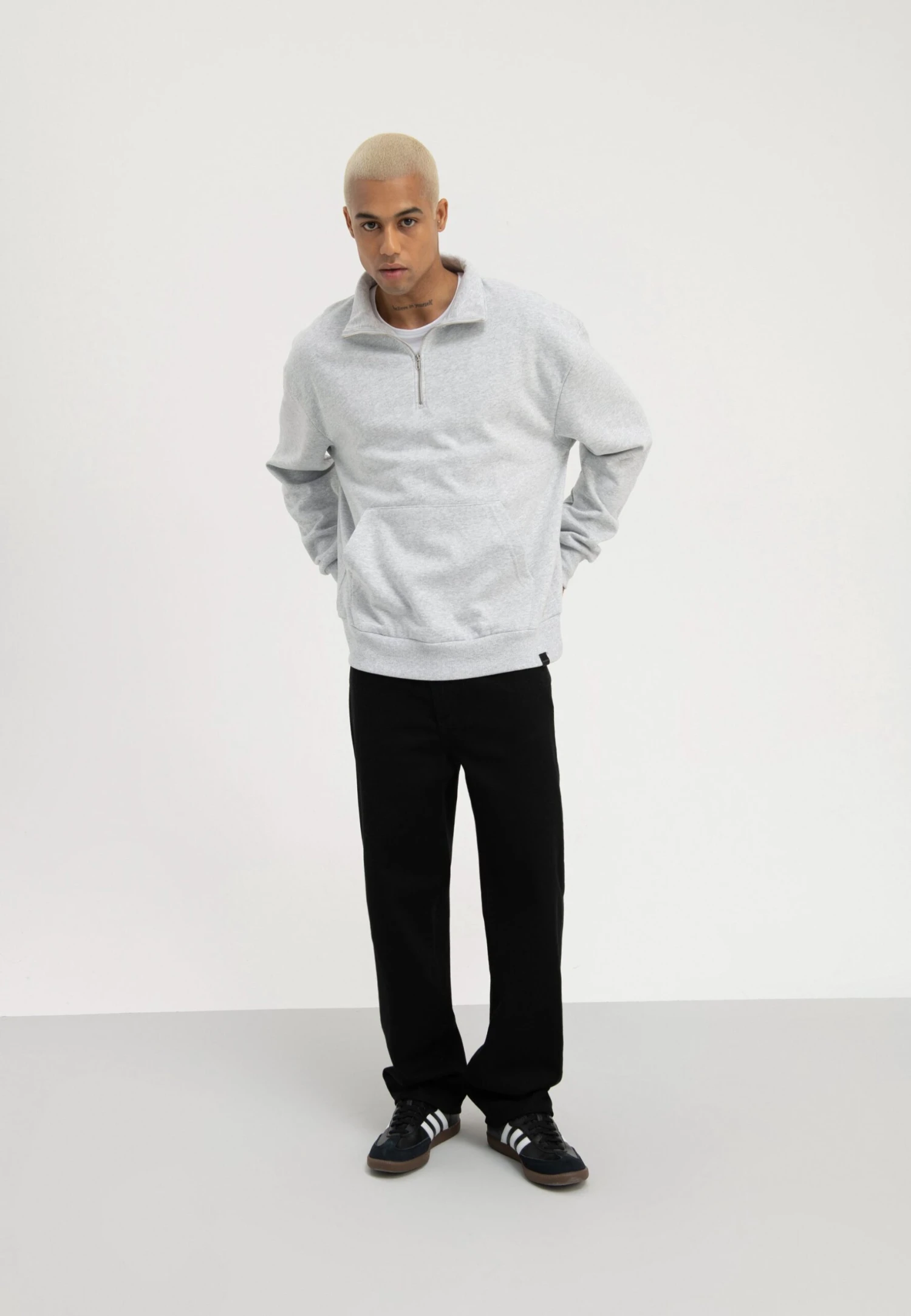 Pier One Relaxed Fit Jeans - Black Denim 4 Pier One Relaxed Fit Jeans - Black Denim - Afbeelding 2