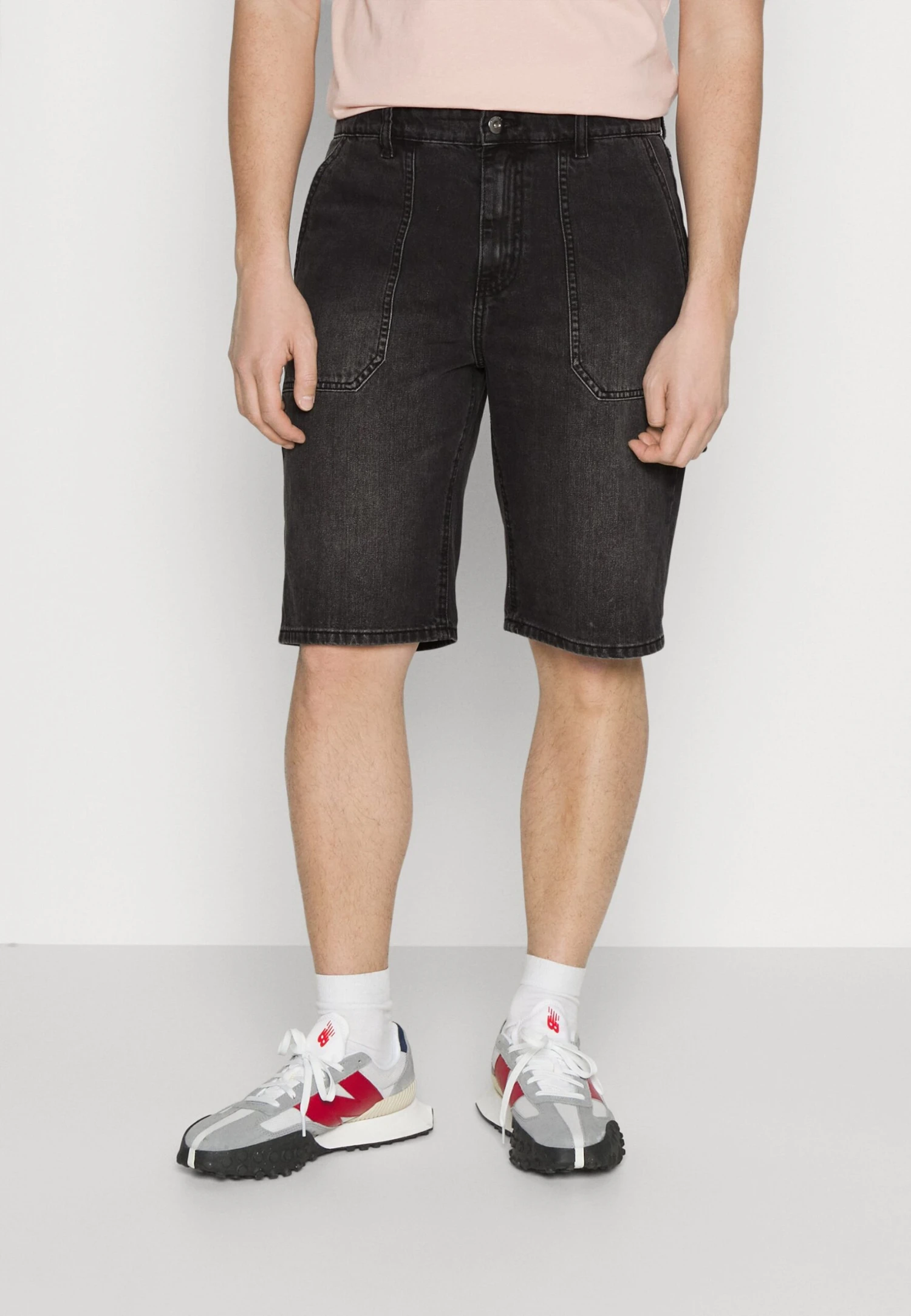Pier One Regular Fit Carpenter - Jeansshort -Black 3 Pier One Regular Fit Carpenter - Jeansshort -Black